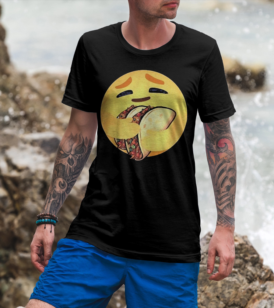 Care Emoji Hugging Tacos T-Shirt