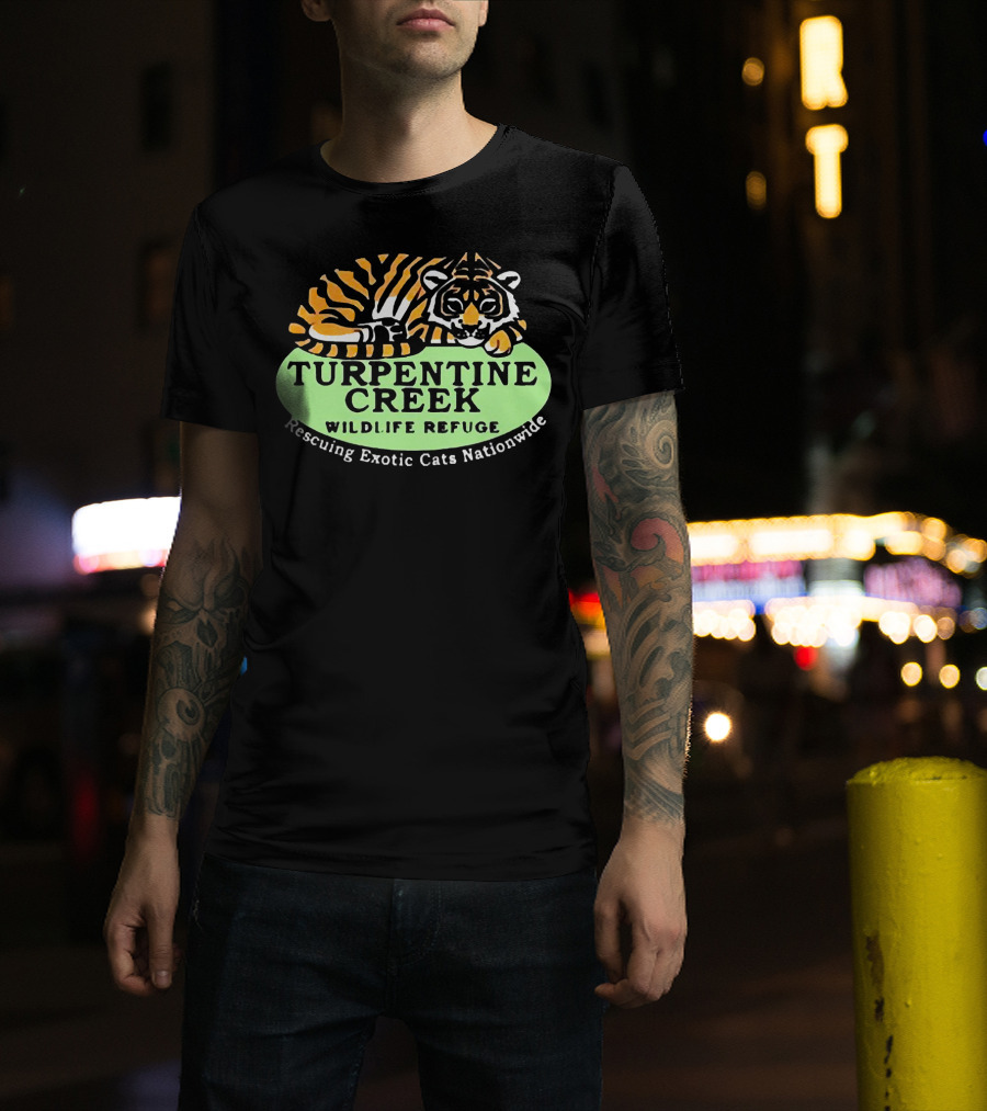 Turpentine Creek Wildlife Refuge Rescuing Exotic Cats Nationwide T-Shirt