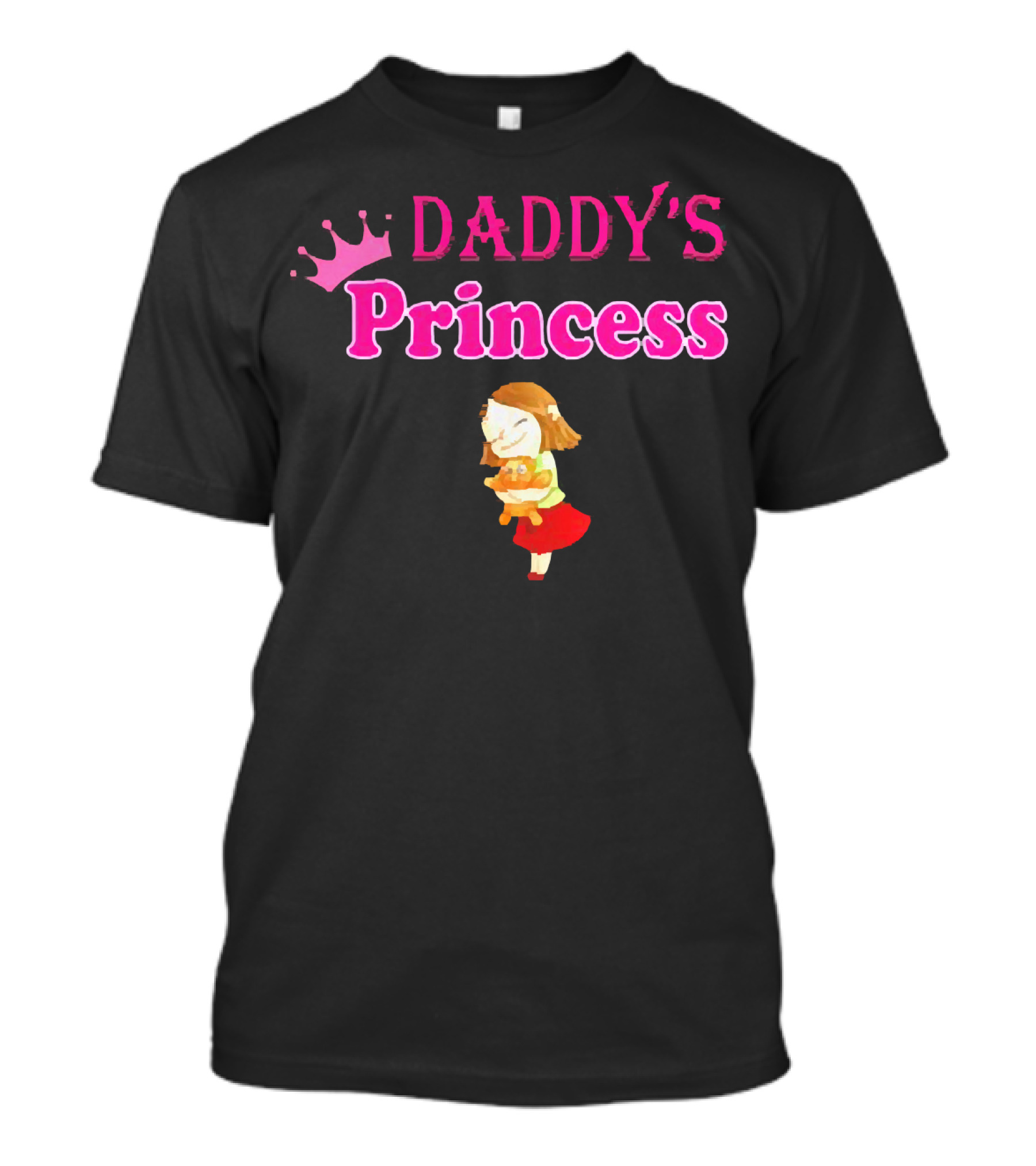 DADDY'S Princess Prinzessin Angel Des Niedlichen Vatis T-Shirt