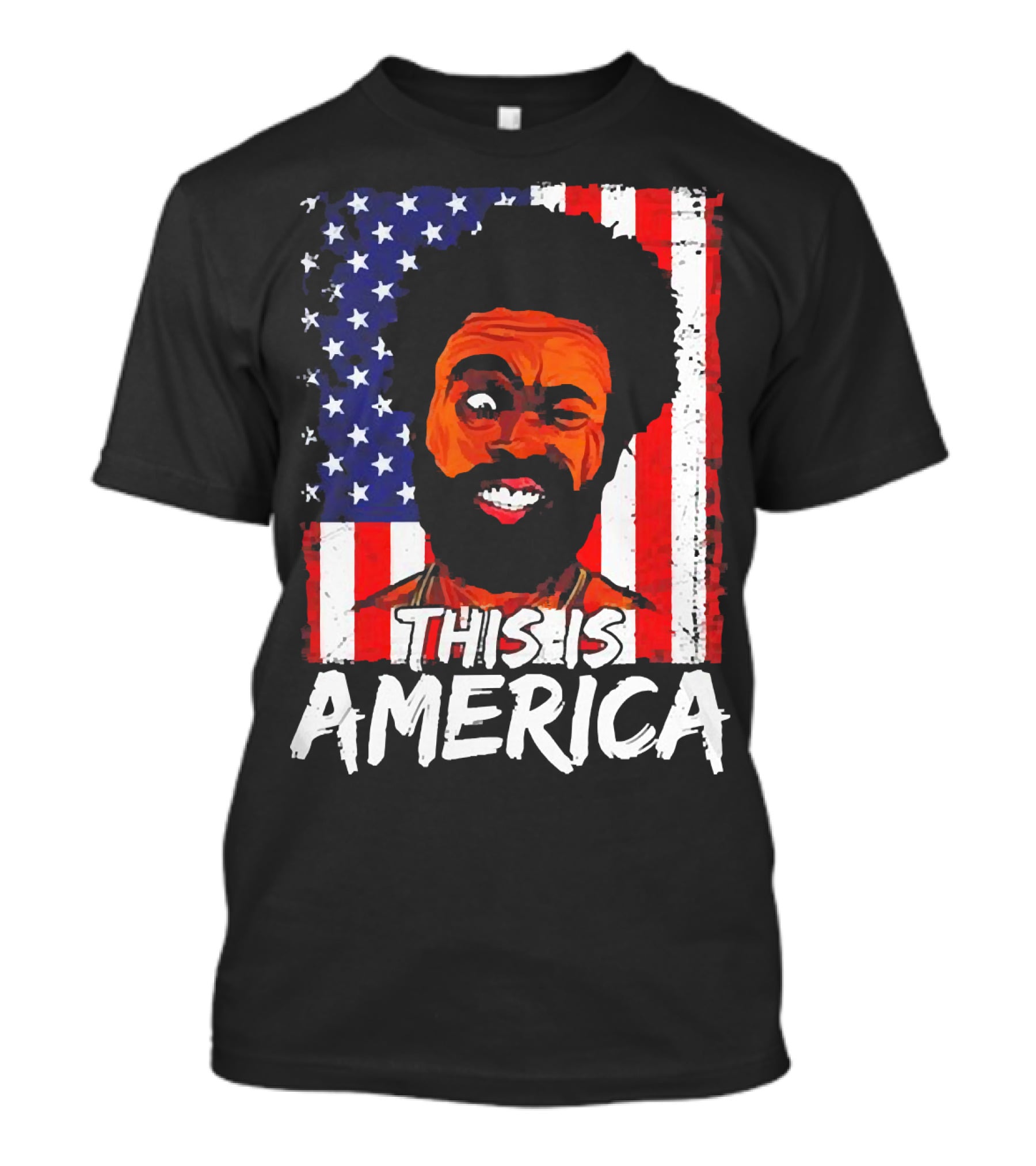 This Is America USA Flag Childish Gambino T-Shirt