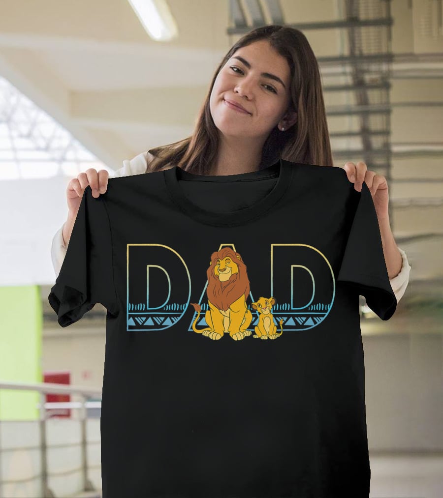 Disney The Lion King Dad Mufasa And Simba T-Shirt