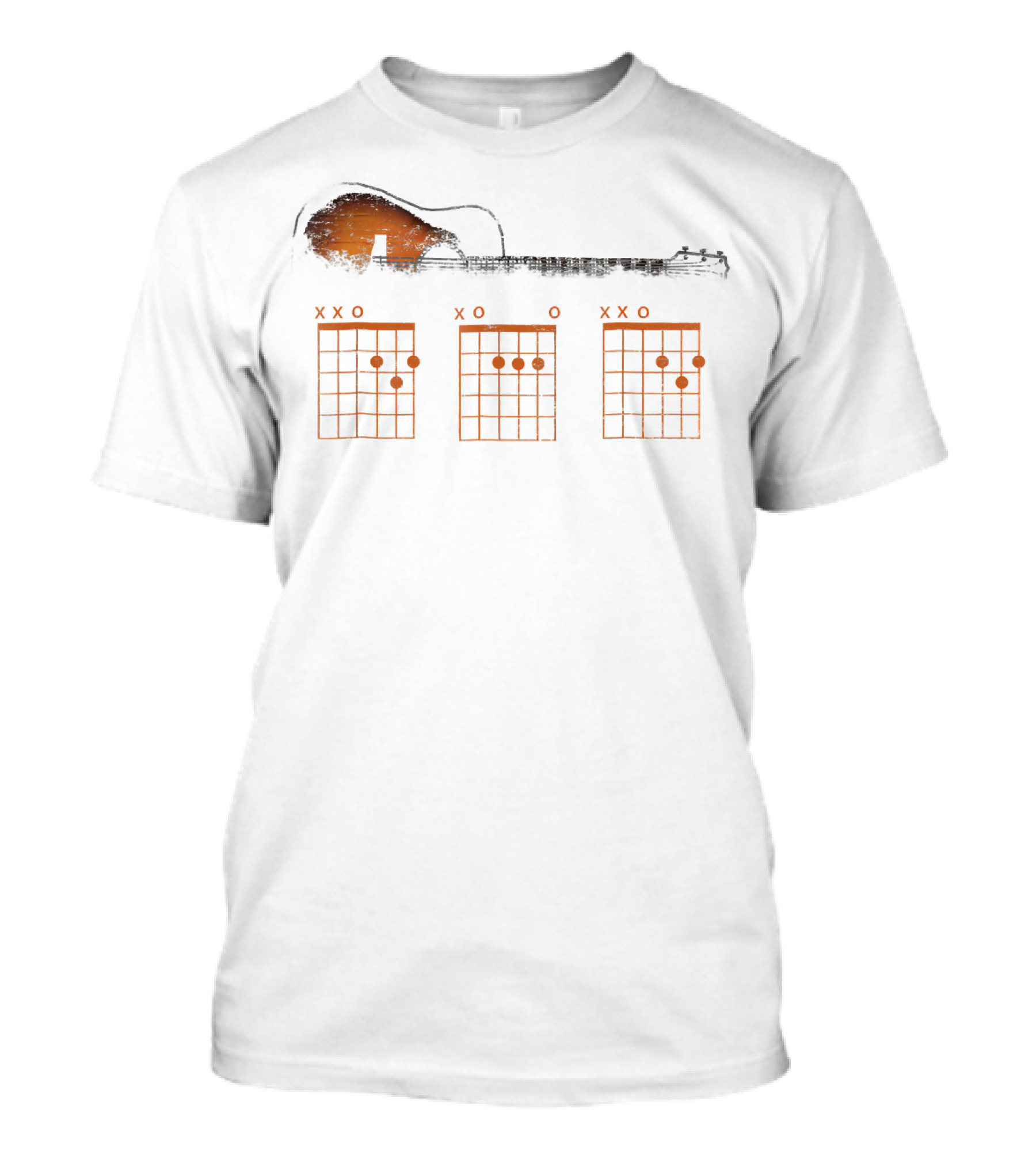 Guitar Chord Dad Father's Day Funny Guitar Lover T-Shirt