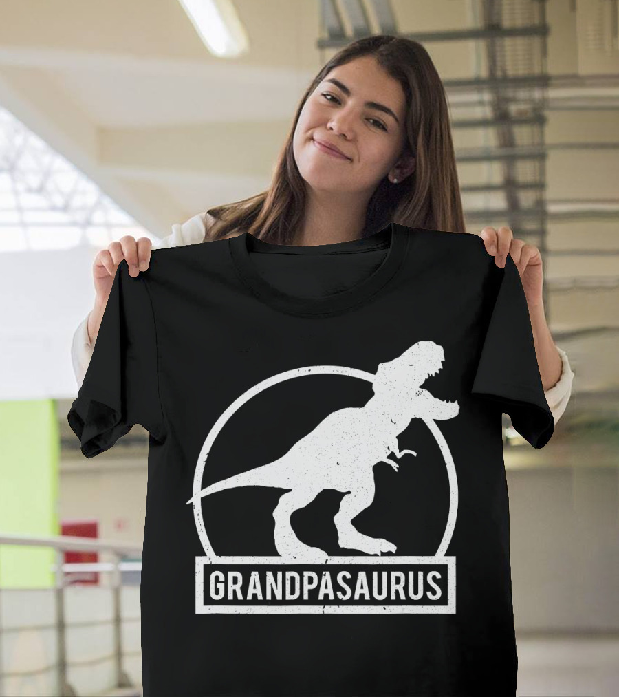 Grandpasaurus Dinosaur Grandpa T-Shirt