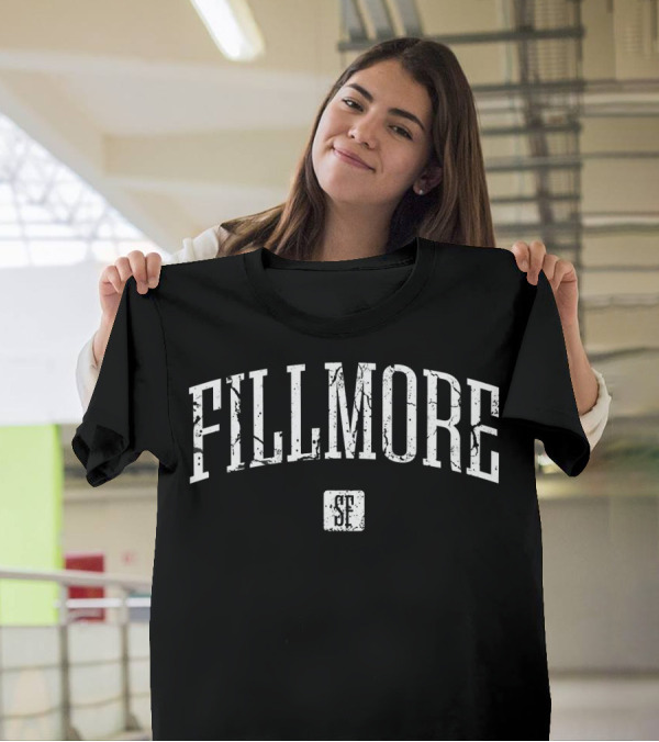 Fillmore SF San Francisco Distressed Arch T-Shirt