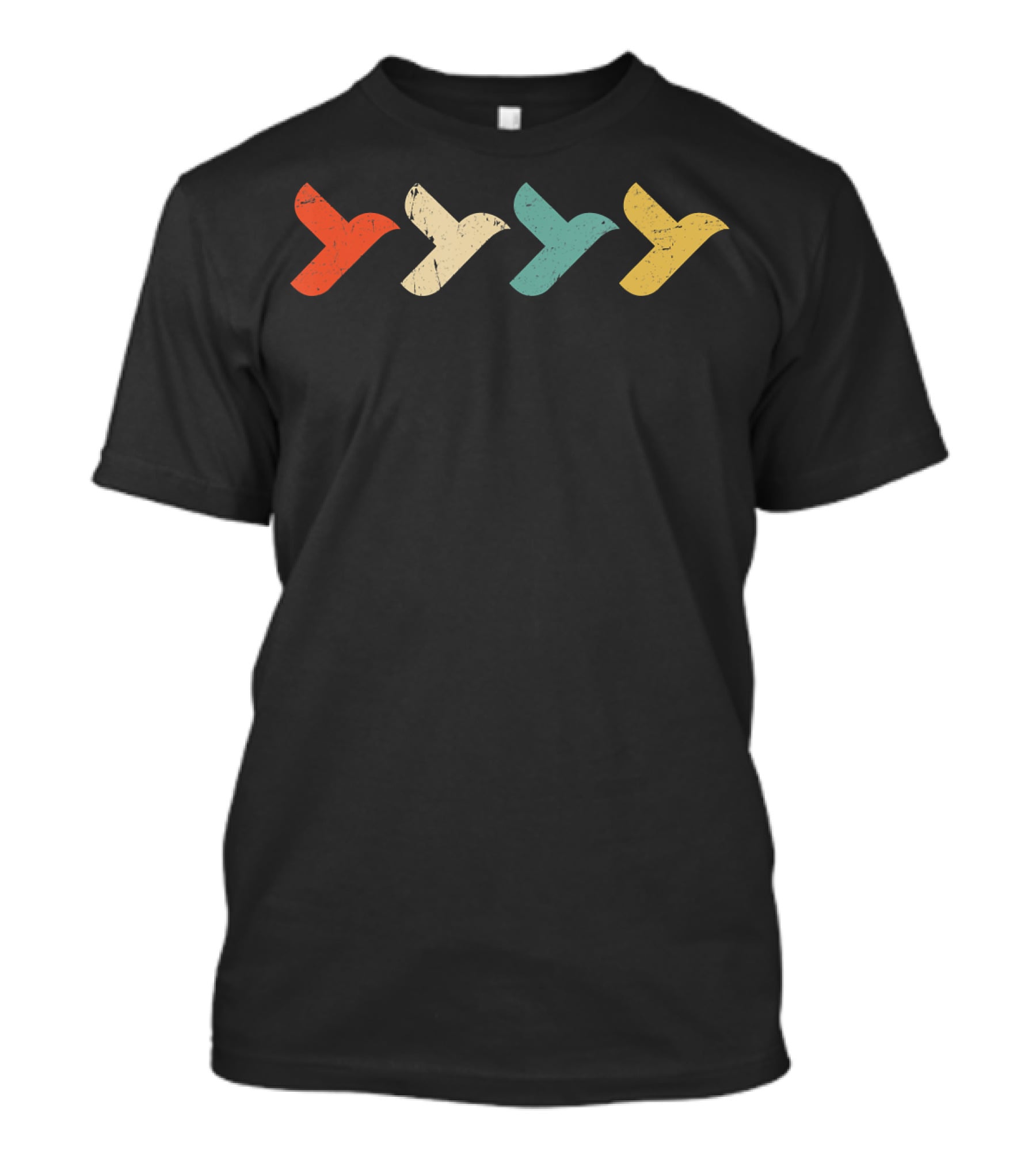 Retro Vintage Flying Bird Pattern Classic T-Shirt