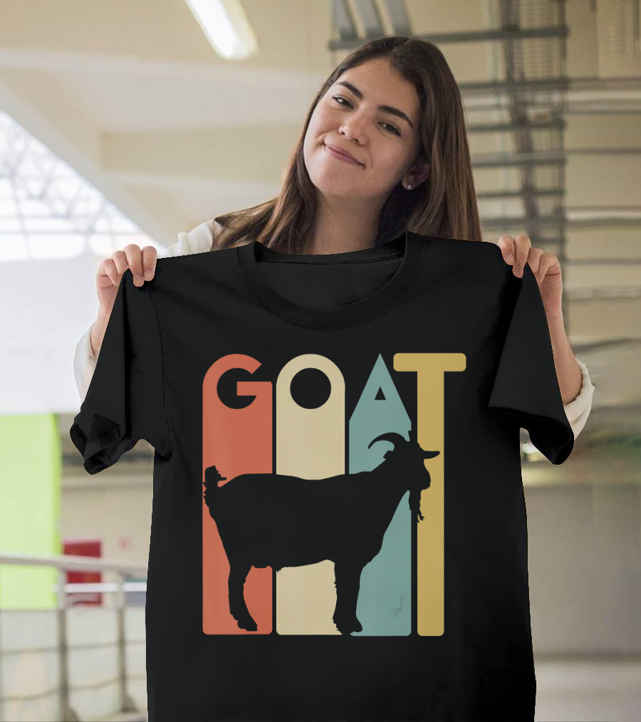 Retro Vintage Goat Animal Goats Lover T-Shirt