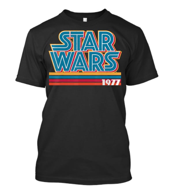Star Wars 1977 Retro Striped T-Shirt