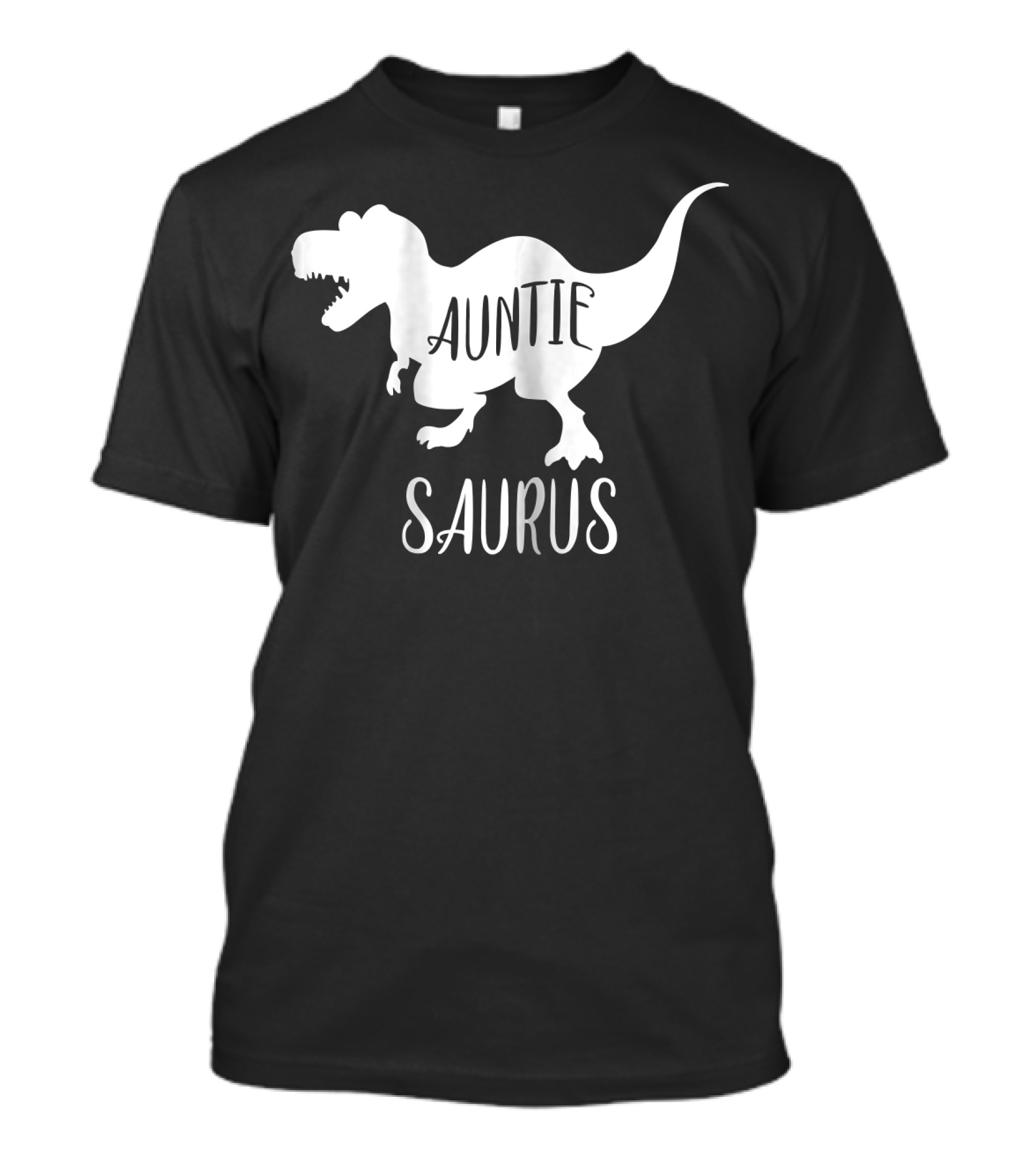 Auntie Saurus Dinosaur Family Matching Aunt T-Shirt