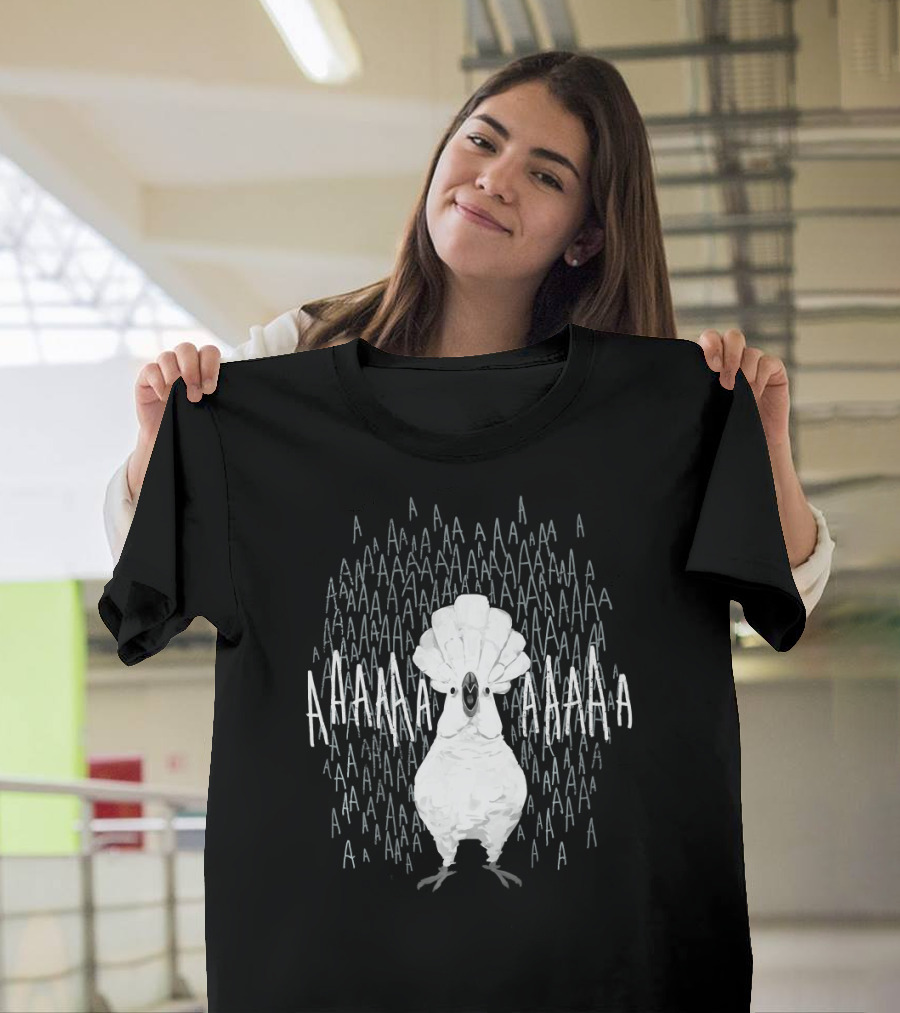 Screaming Cockatoo with AAAAAAH T-Shirt