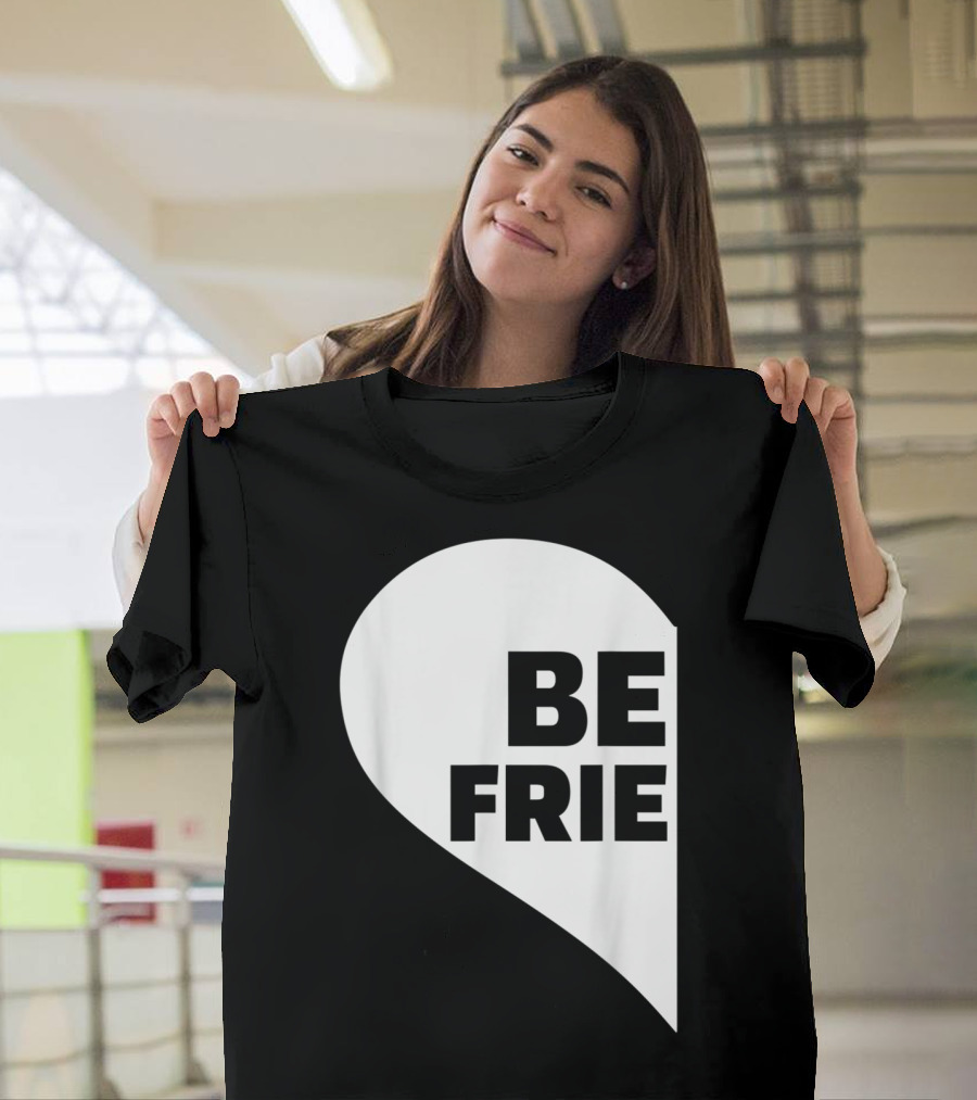 BE FRIE Best Friends Half Left Heart T-Shirt