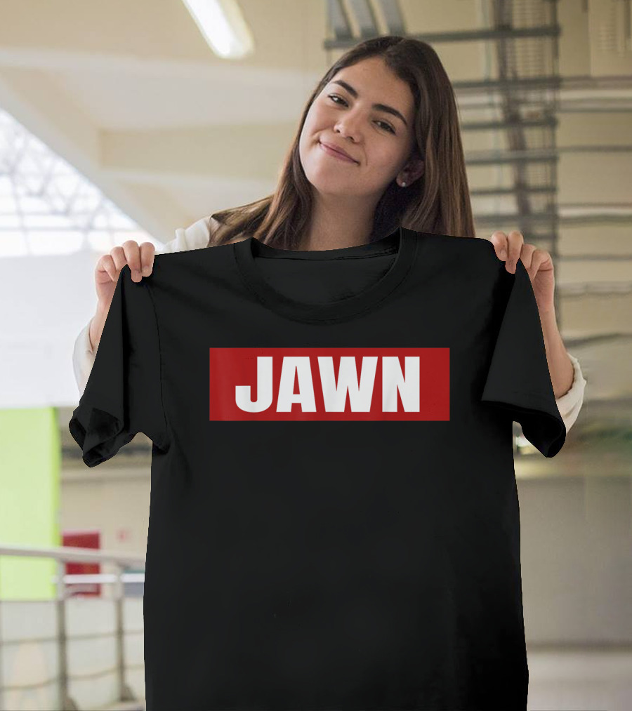 Philadelphia Jawn Bold Red Block Text T-Shirt
