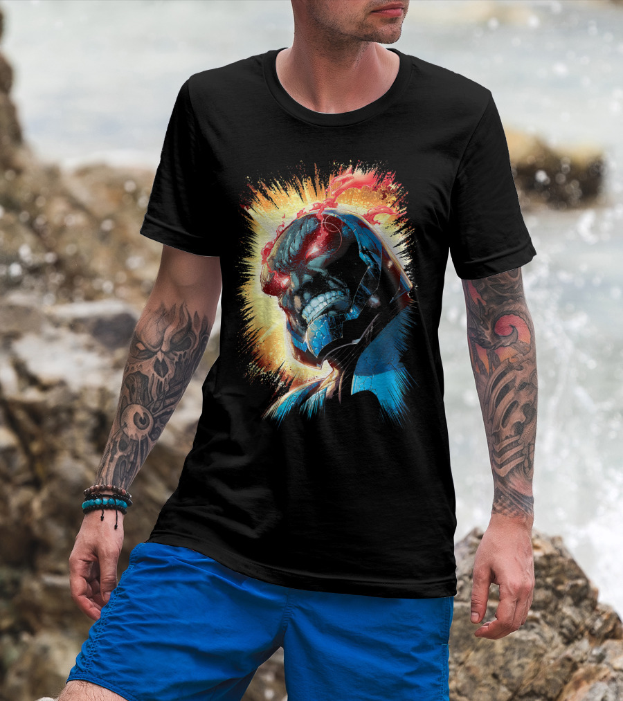 Justice League Darkseid Is Apokolips Omega Beam Wrath T-Shirt