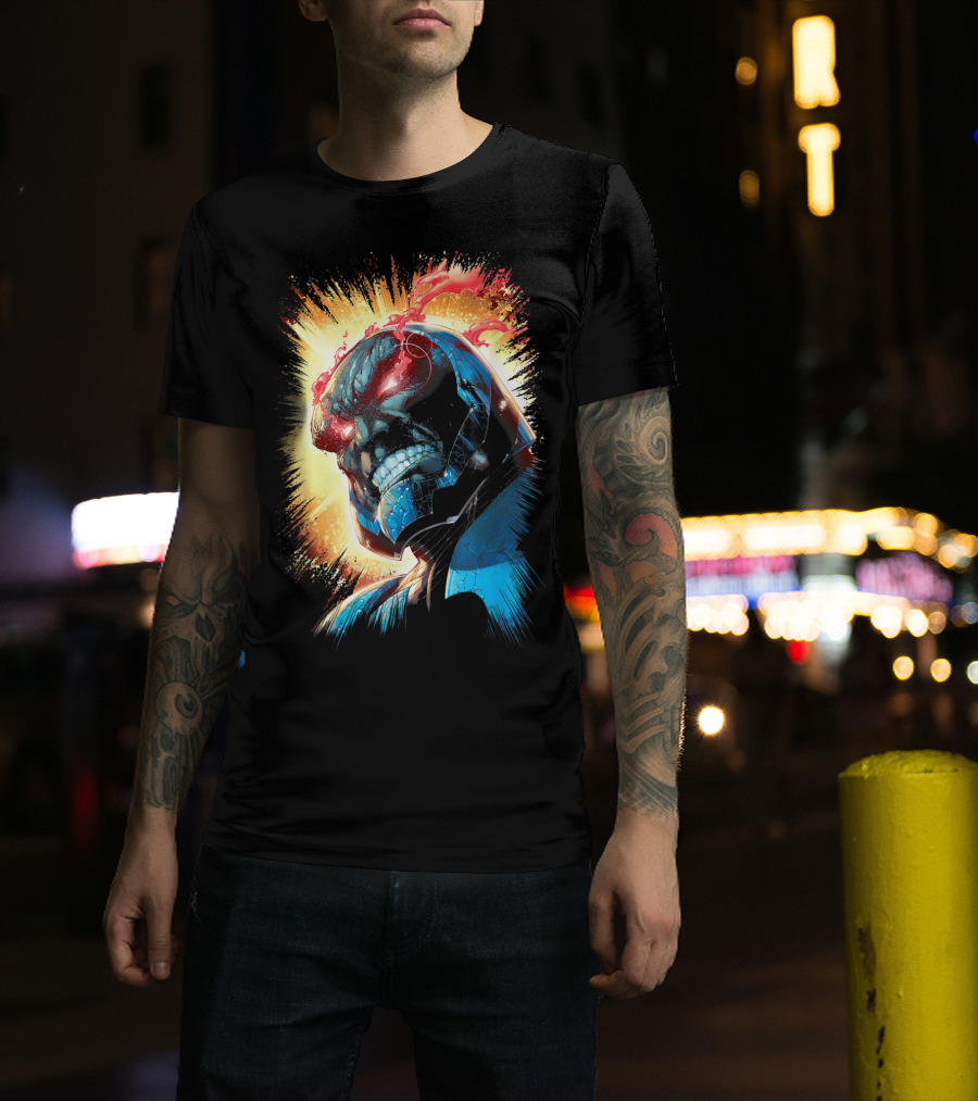 Justice League Darkseid Is Apokolips Omega Beam Wrath T-Shirt