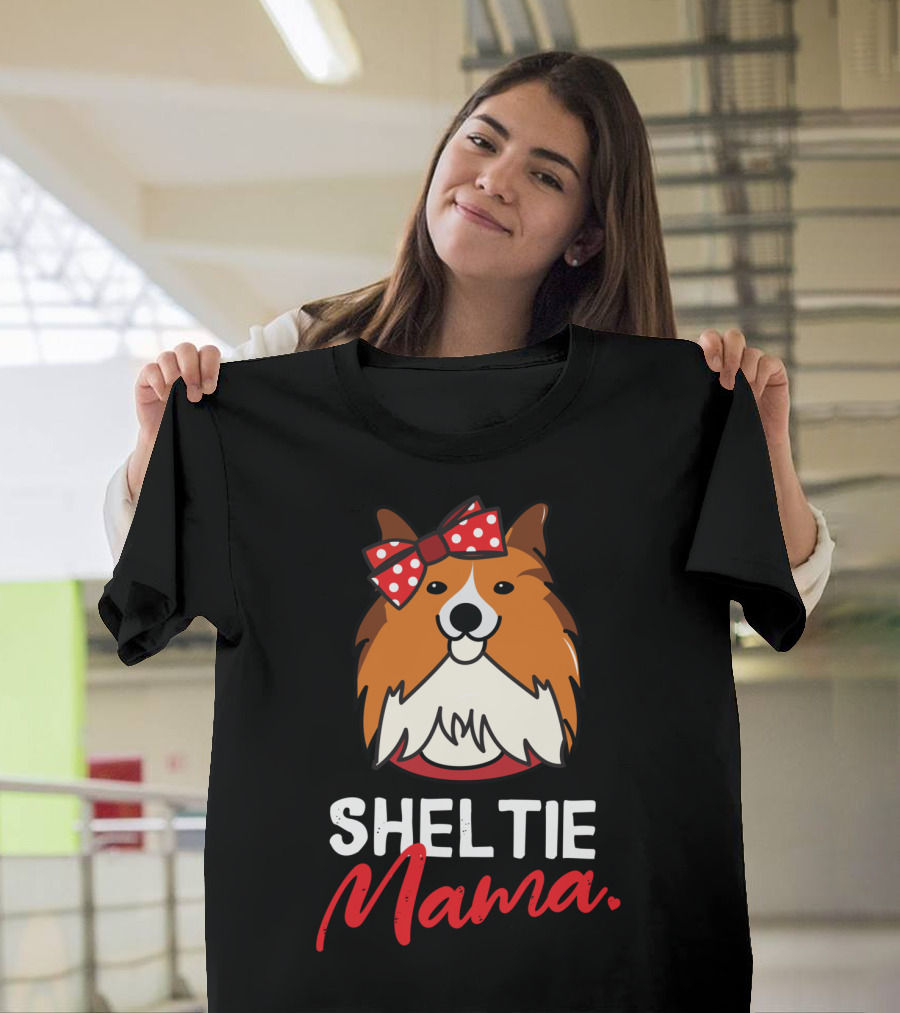 Sheltie Mama Shetland Sheepdog Mom T-Shirt