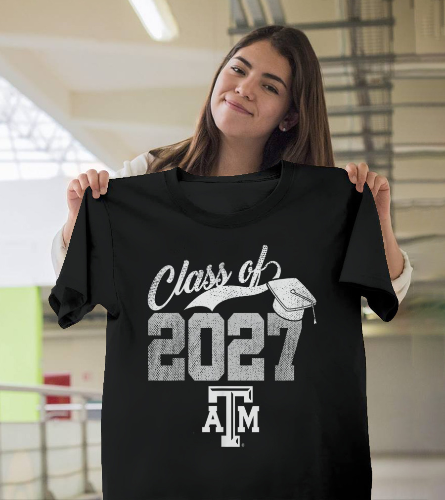 Texas A&M Aggies Class of 2027 Graduation Team Spirit T-Shirt