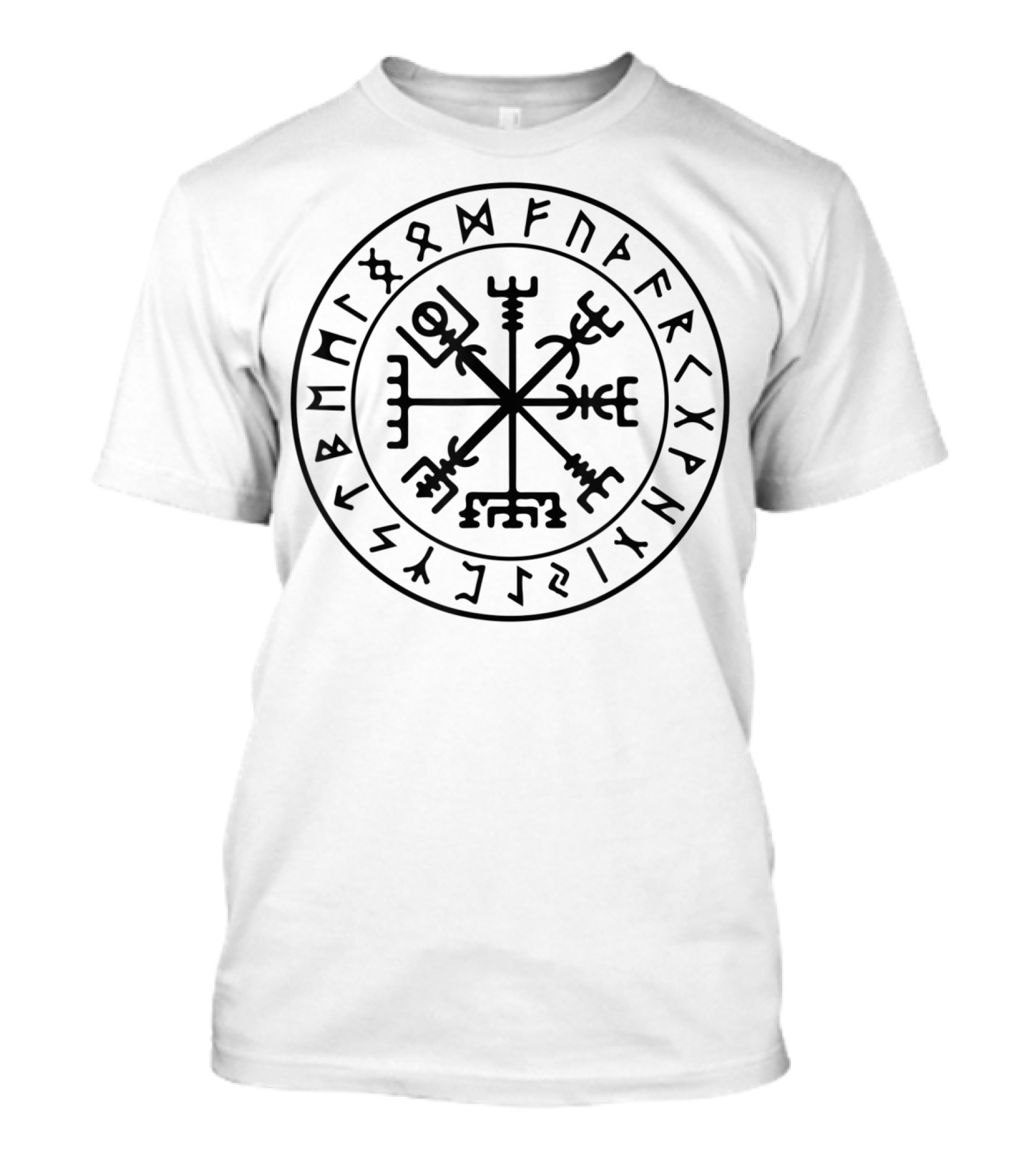 Viking Compass Vegvisir Rune Circle Vikings Nordic T-Shirt