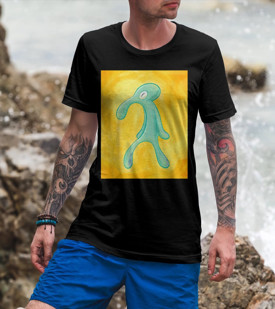 Bold And Brash Squidward Jellyfish Fields Aesthetic T-Shirt