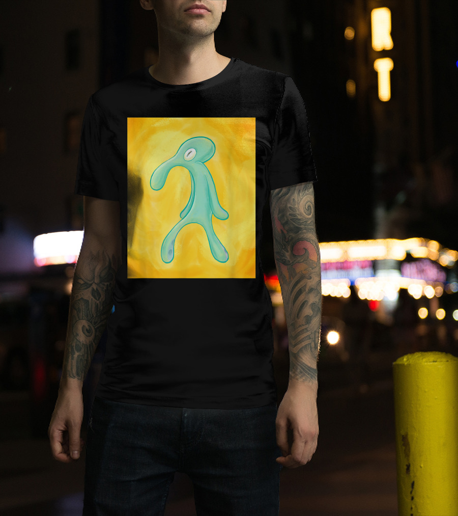 Bold And Brash Squidward Jellyfish Fields Aesthetic T-Shirt