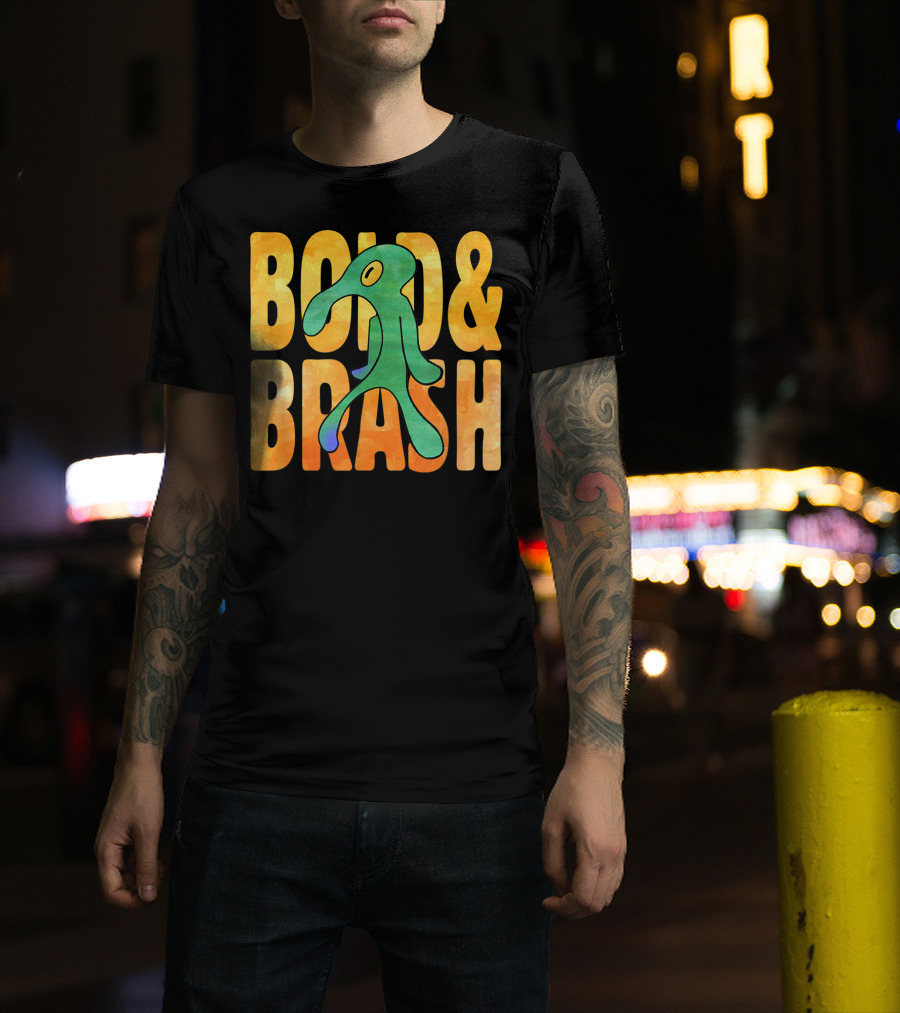 Bold Brash Squidward Painting Meme T-Shirt