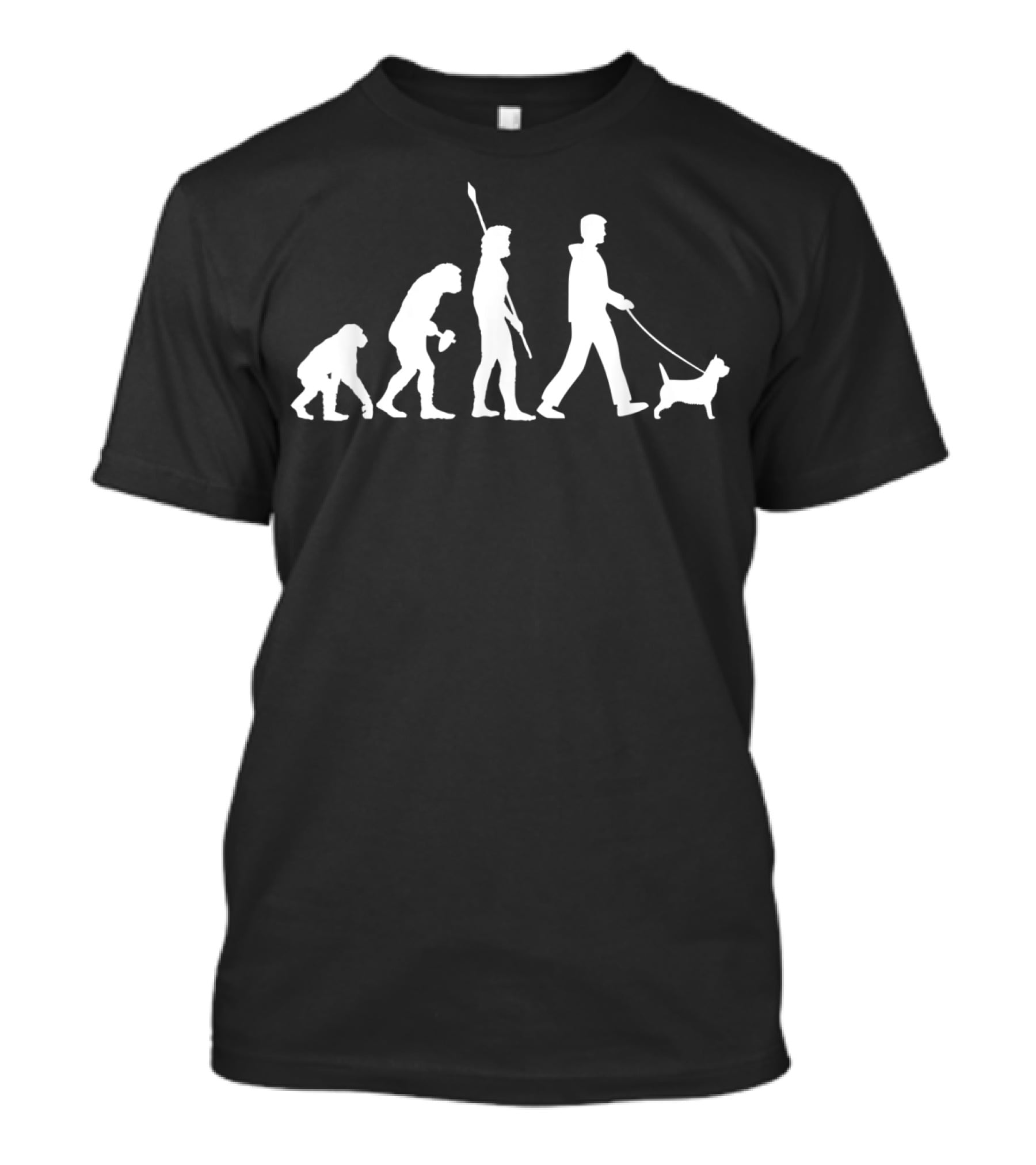 Cairn Terrier Evolution Walking T-Shirt