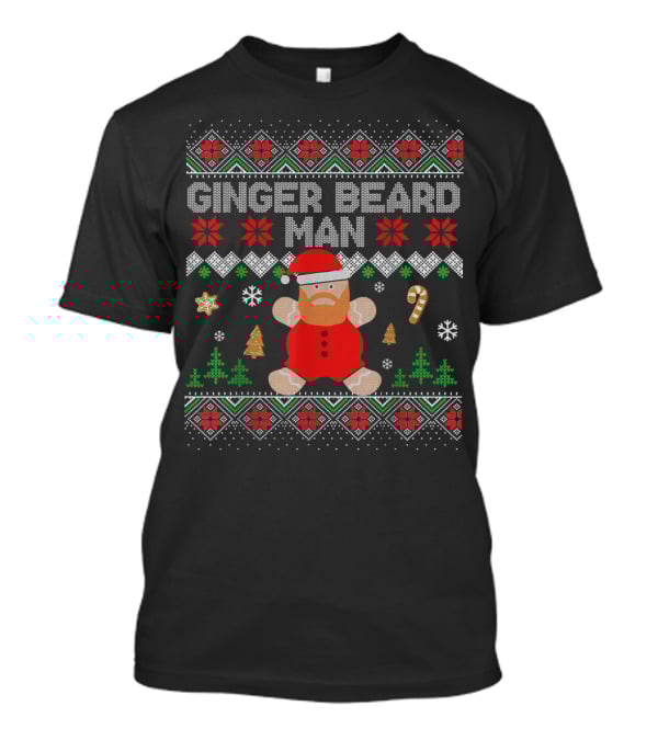 Ginger Beard Man Christmas T-Shirt
