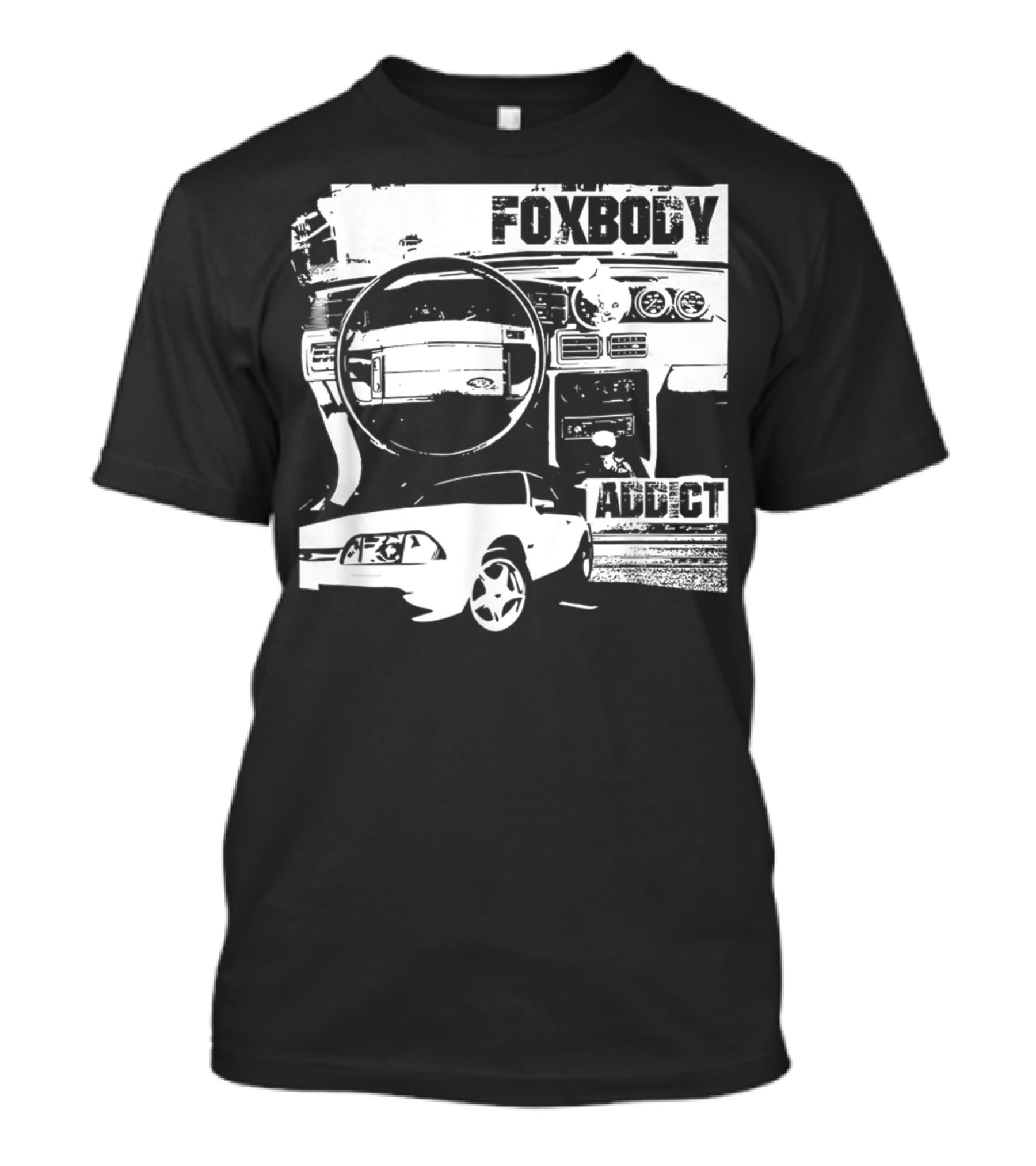 Foxbody Addict Mustang Dashboard T-Shirt