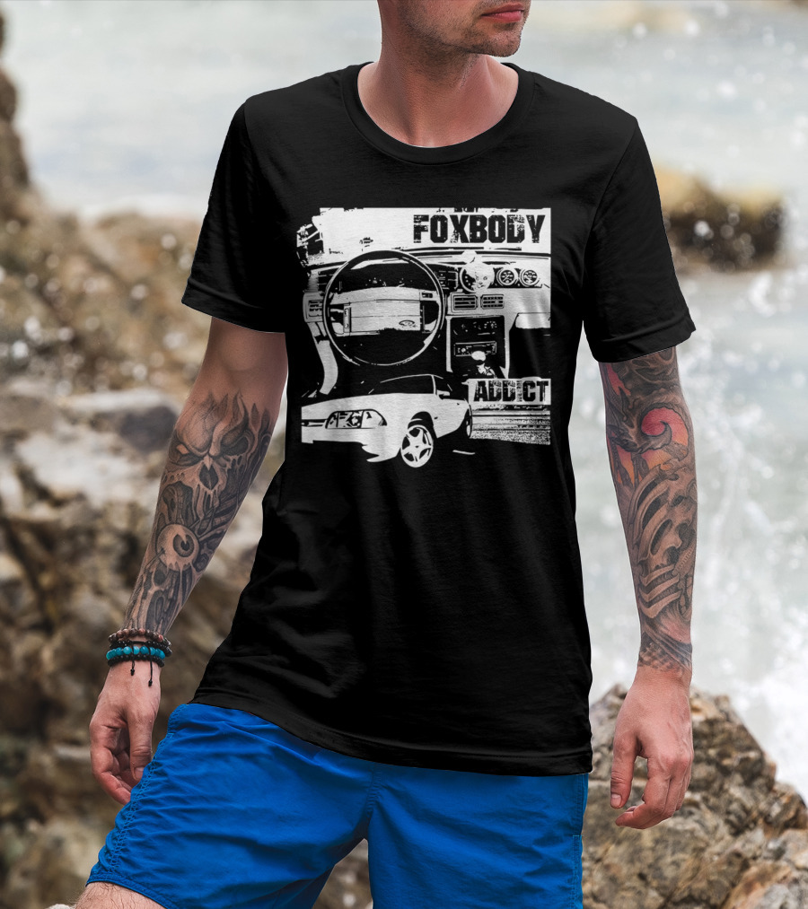 Foxbody Addict Mustang Dashboard T-Shirt