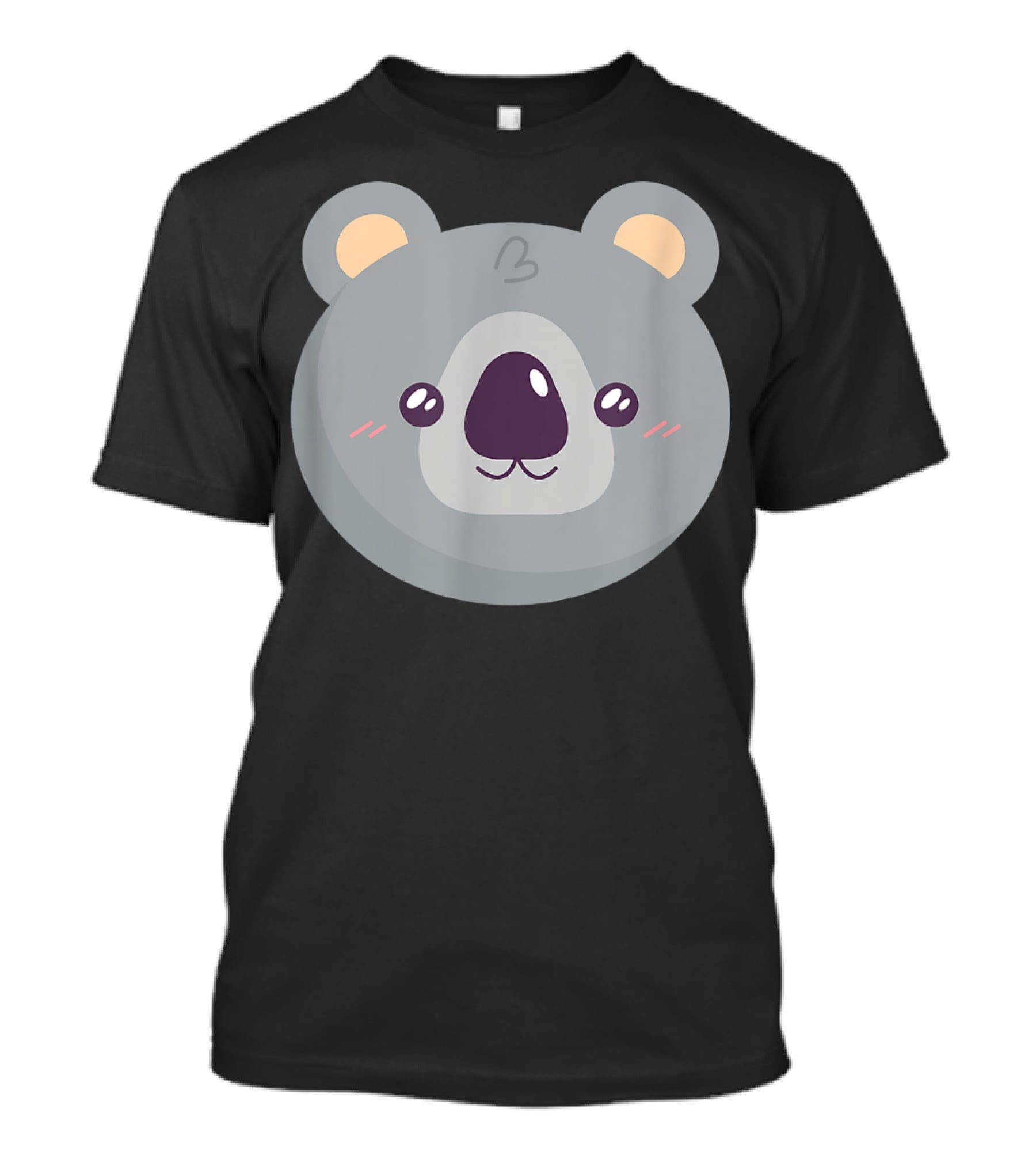 Cute Koala Face Blushing Expression T-Shirt