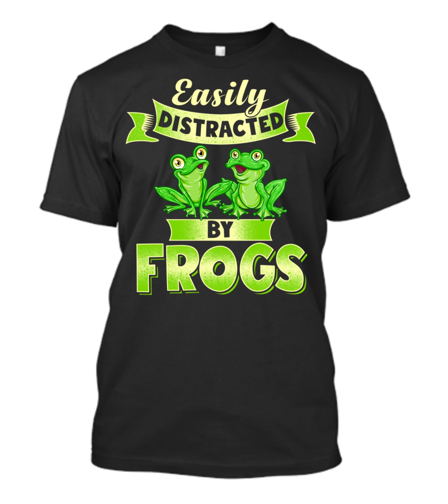 Easily Distracted By Frogs Frog Lover T-Shirt
