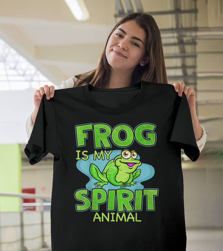 Frog Is My Spirit Animal Amphibian Lover T-Shirt