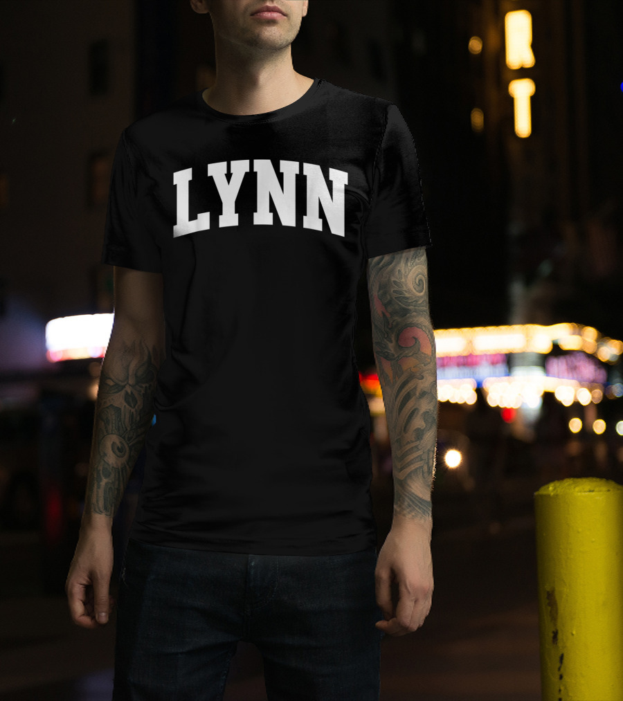 Lynn Vintage Sports Team Arch Retro T-Shirt