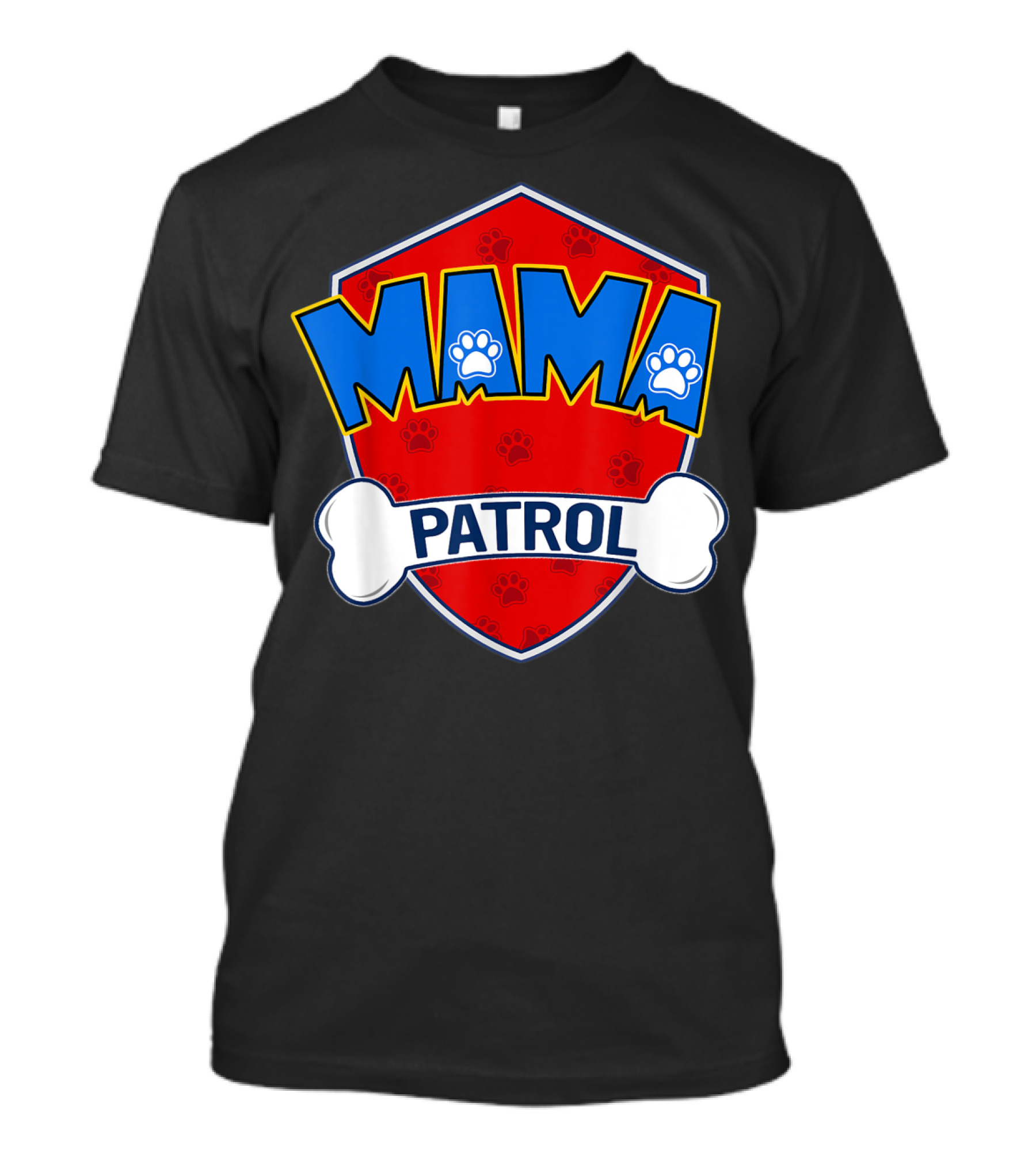 Mama Patrol Paw Badge T-Shirt