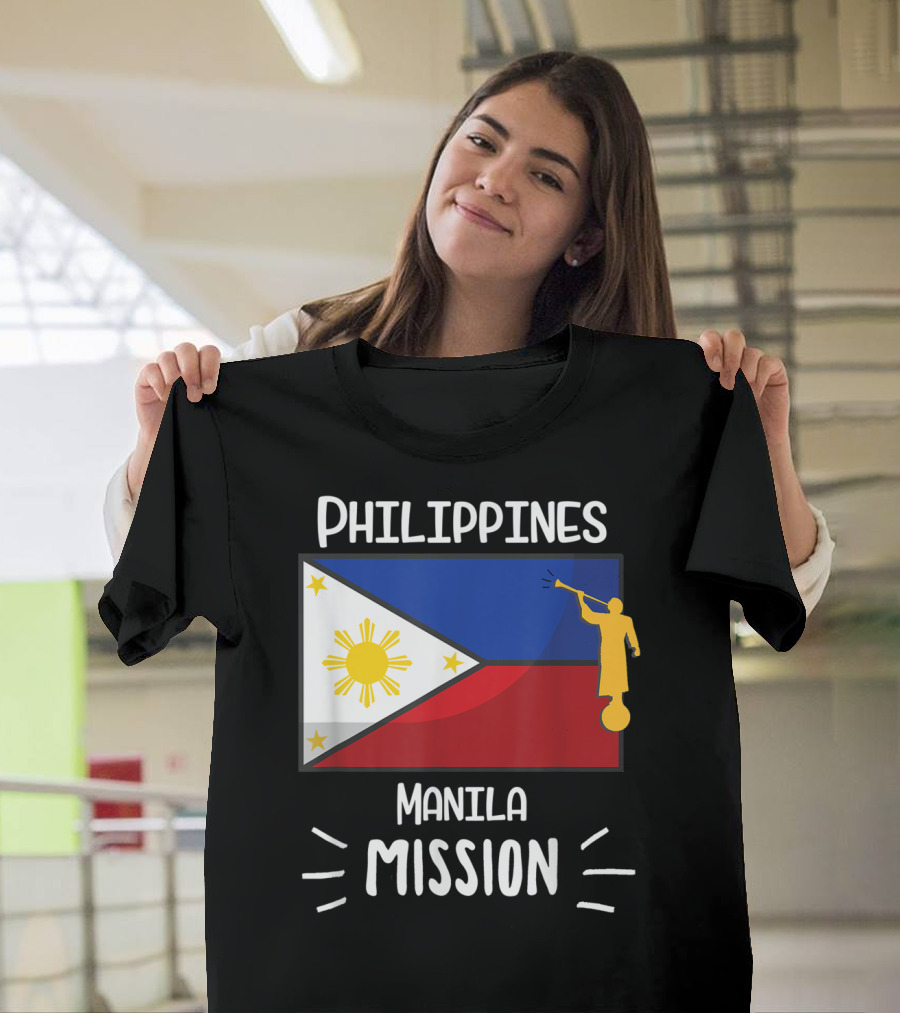 Philippines Manila Mission Mormon LDS Flag T-Shirt