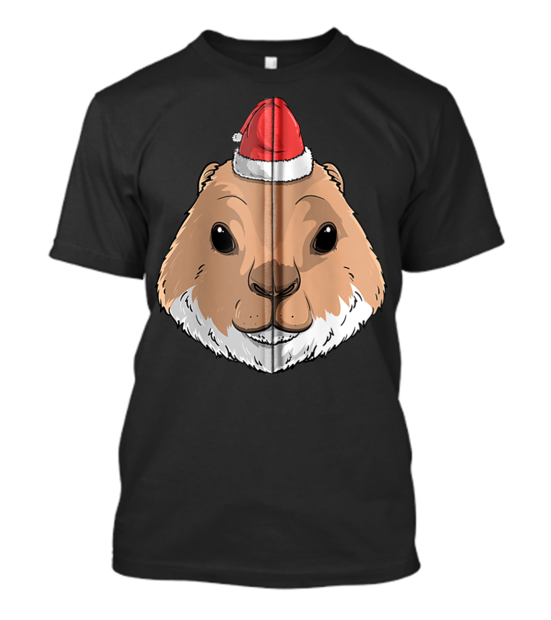 Prairie Dog Wearing Santa Claus Hat T-Shirt