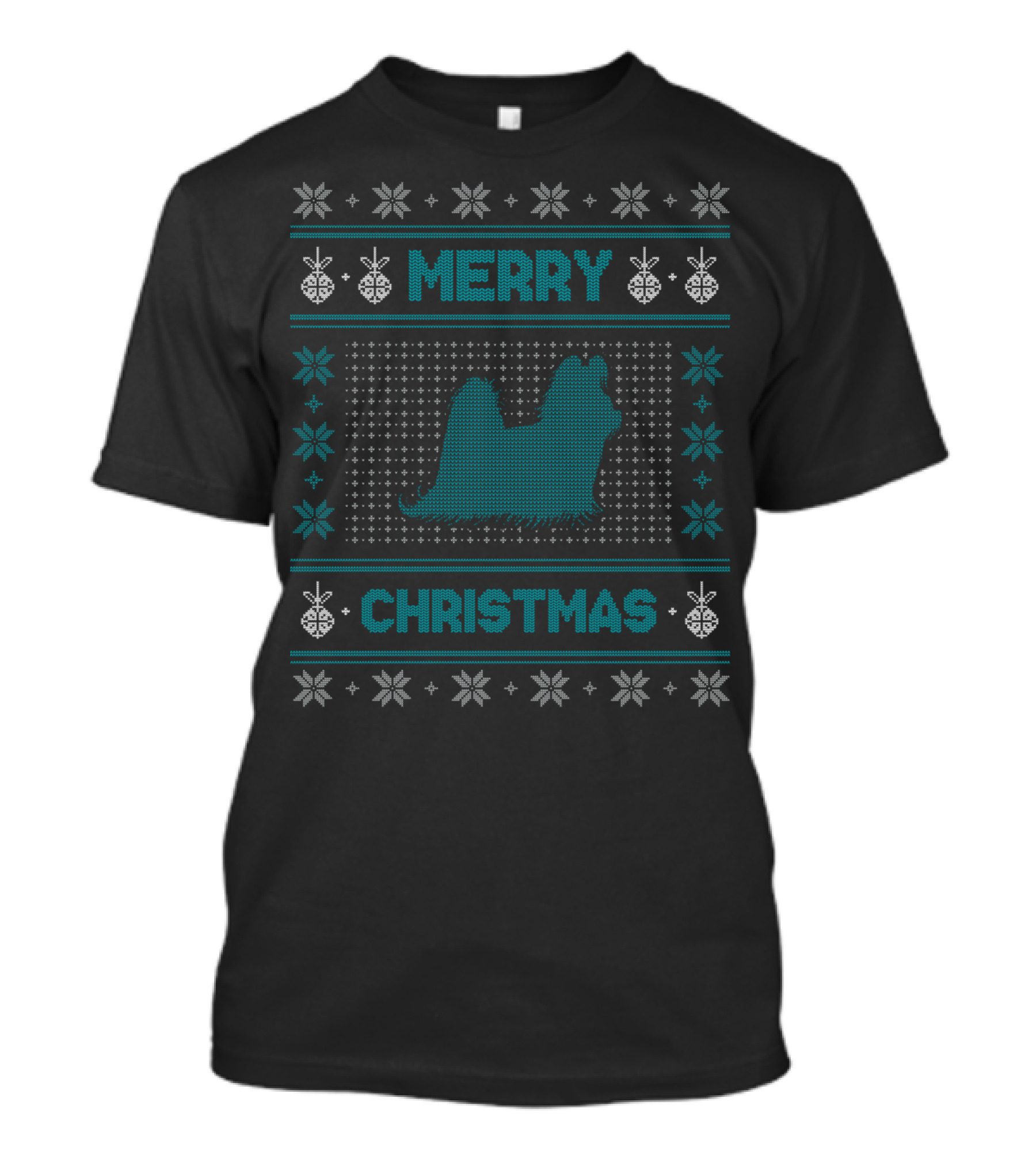 Merry Christmas Shih Tzu Ugly T-Shirt