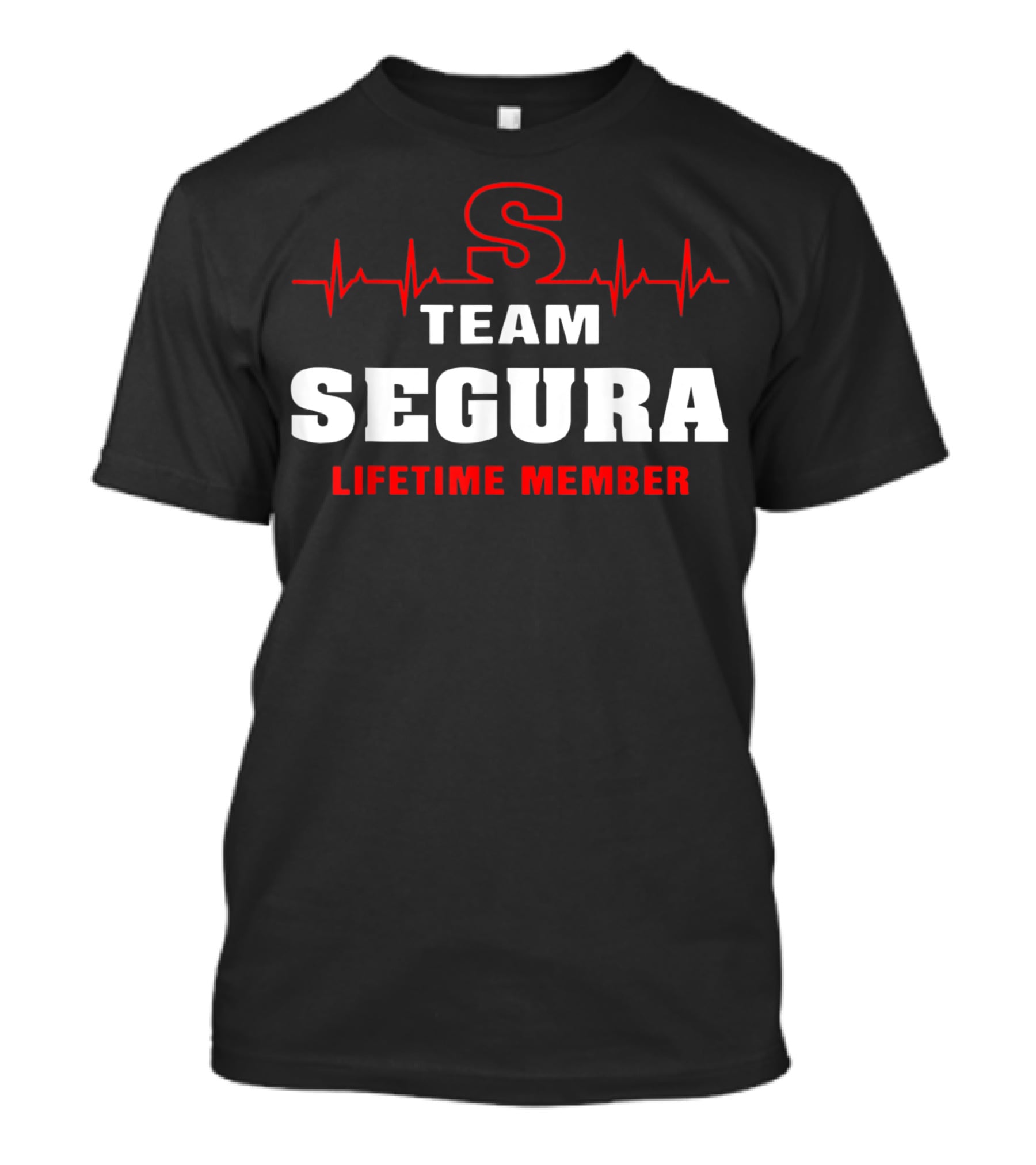 Team Segura Lifetime Member S Surname Segura T-Shirt