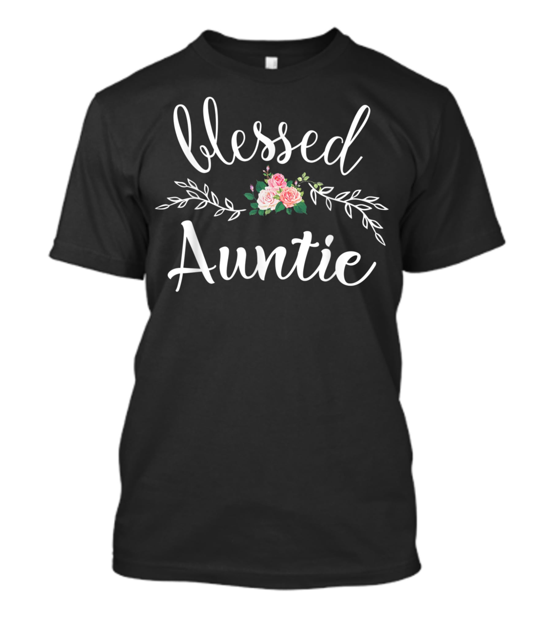 Blessed Auntie Floral T-Shirt