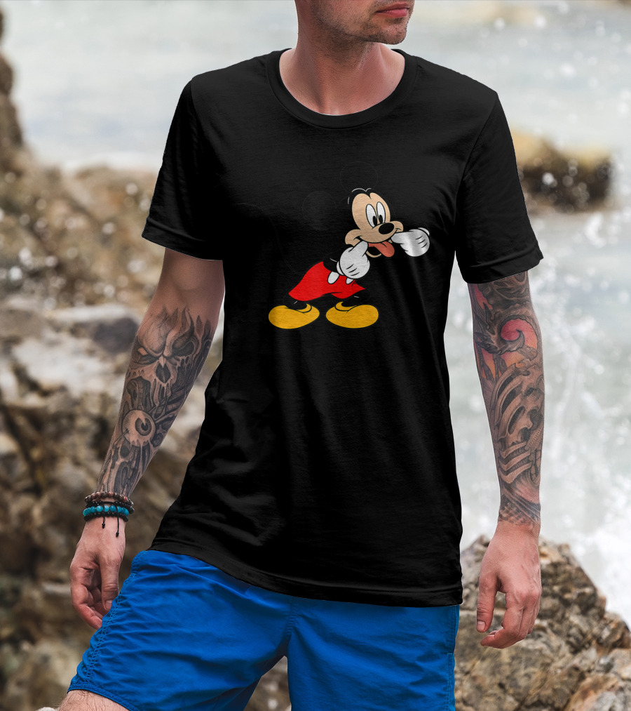 Mickey Mouse Classic Silly Expression Disney T-Shirt