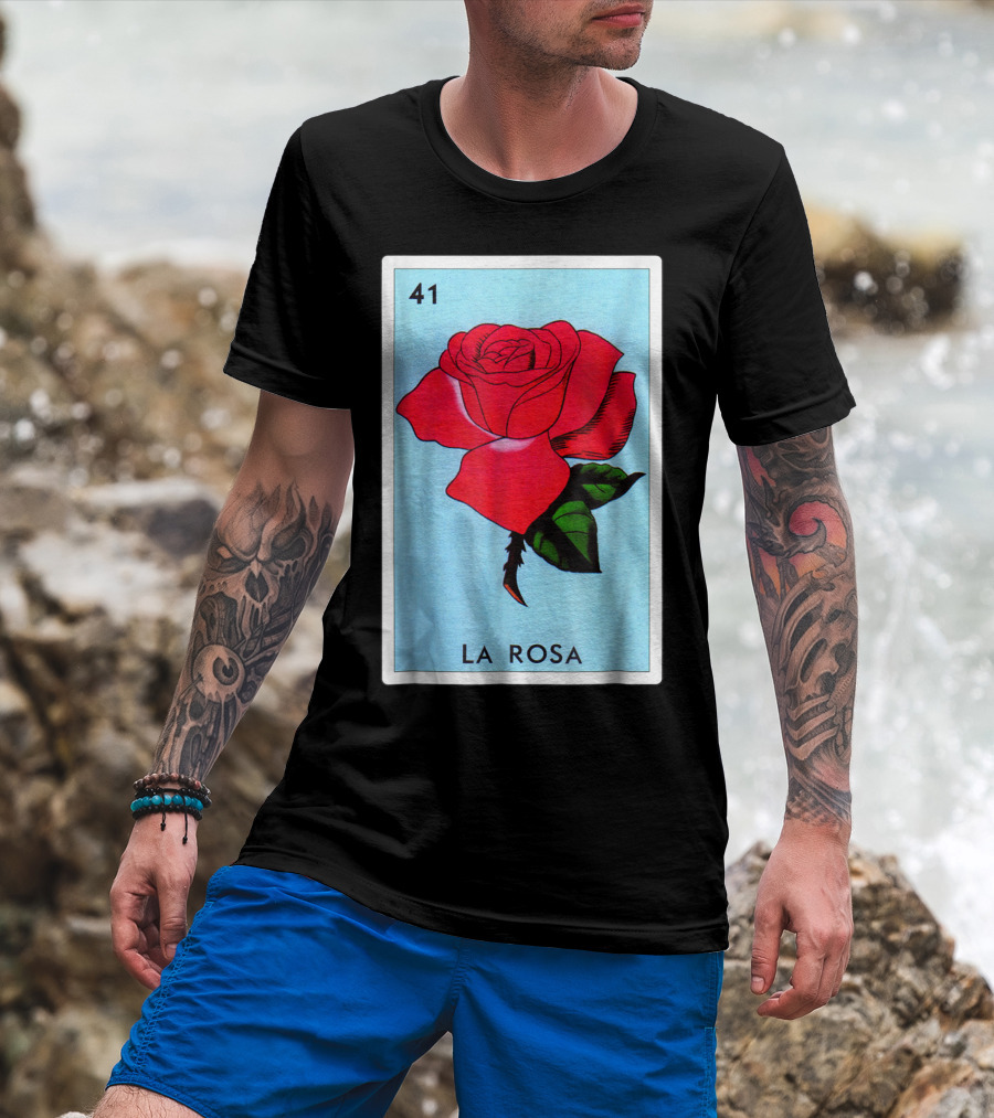 Loteria La Rosa Card 41 Classic Version T-Shirt
