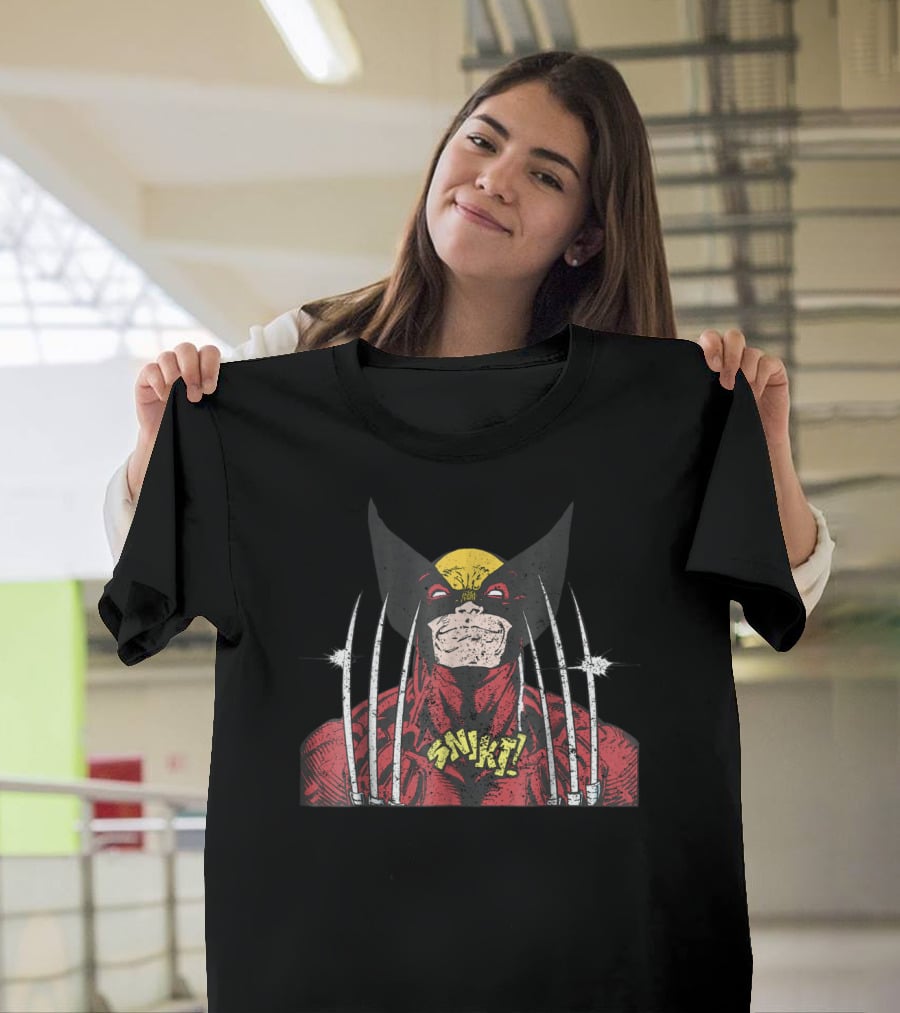 Marvel Xmen Wolverine Snikt Classic Comic T-Shirt