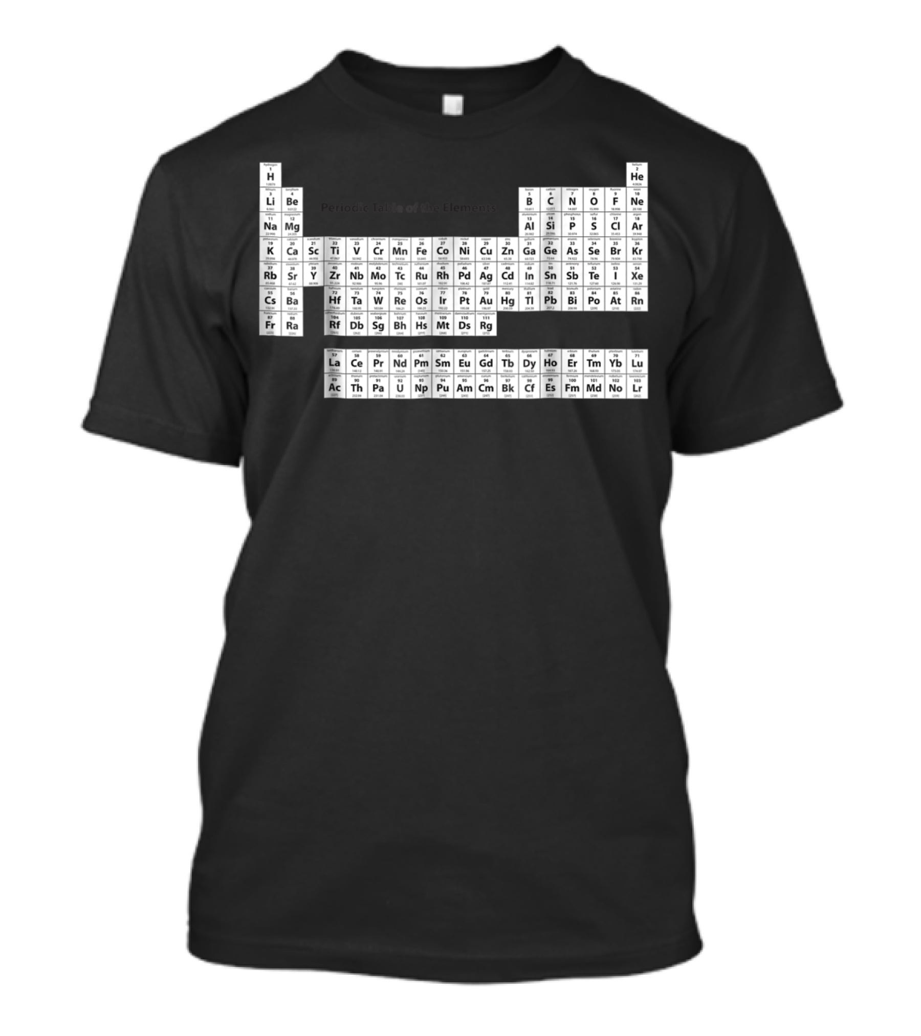 Exploring The Complete Periodic Table Of The Elements T-Shirt