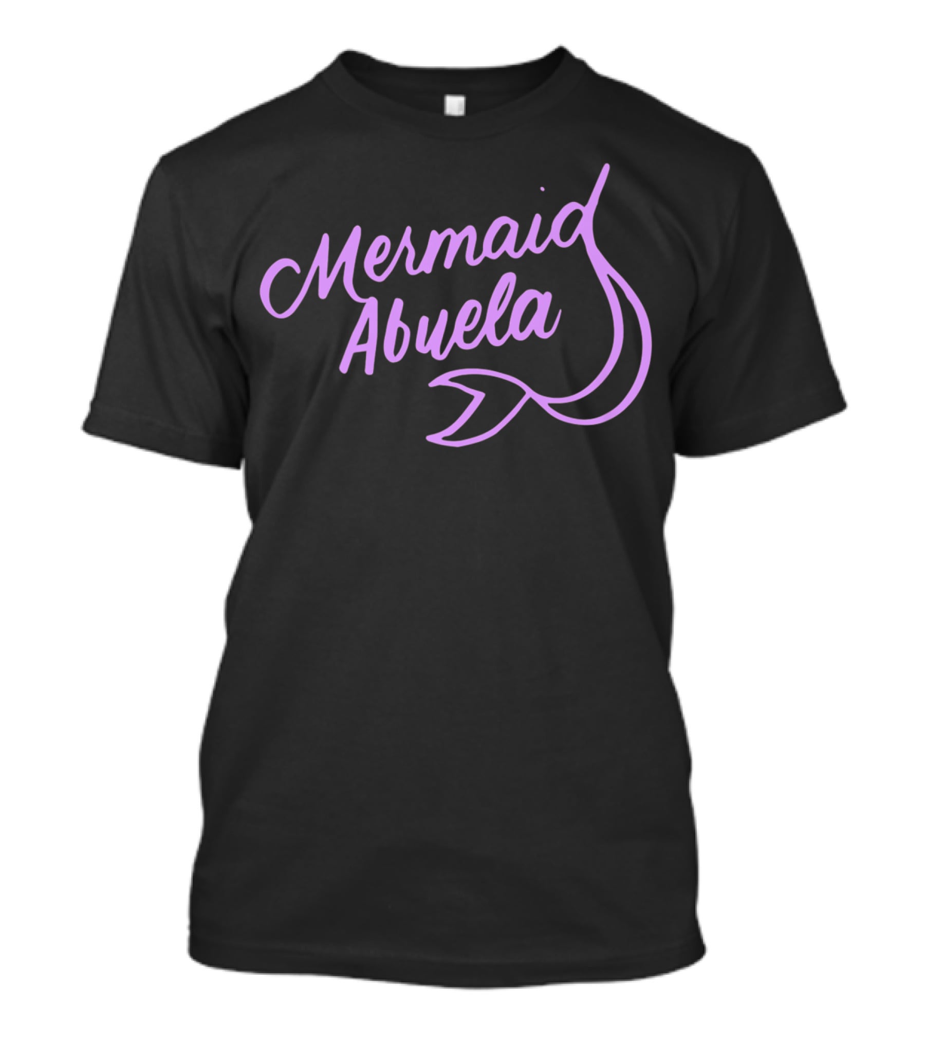Mermaid Abuela Mermaids Theme Birthday Party XI Lilac Tail T-Shirt