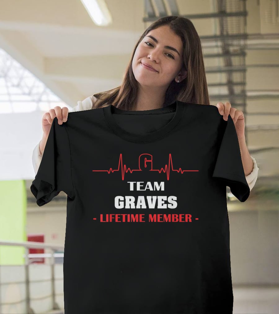 Team Graves Lifetime Member Heartbeat T-Shirt
