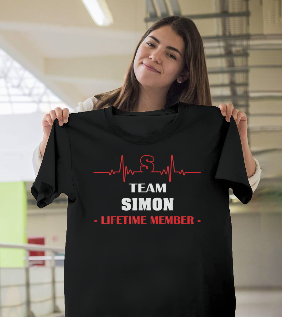 Team Simon Lifetime Member Heartbeat T-Shirt