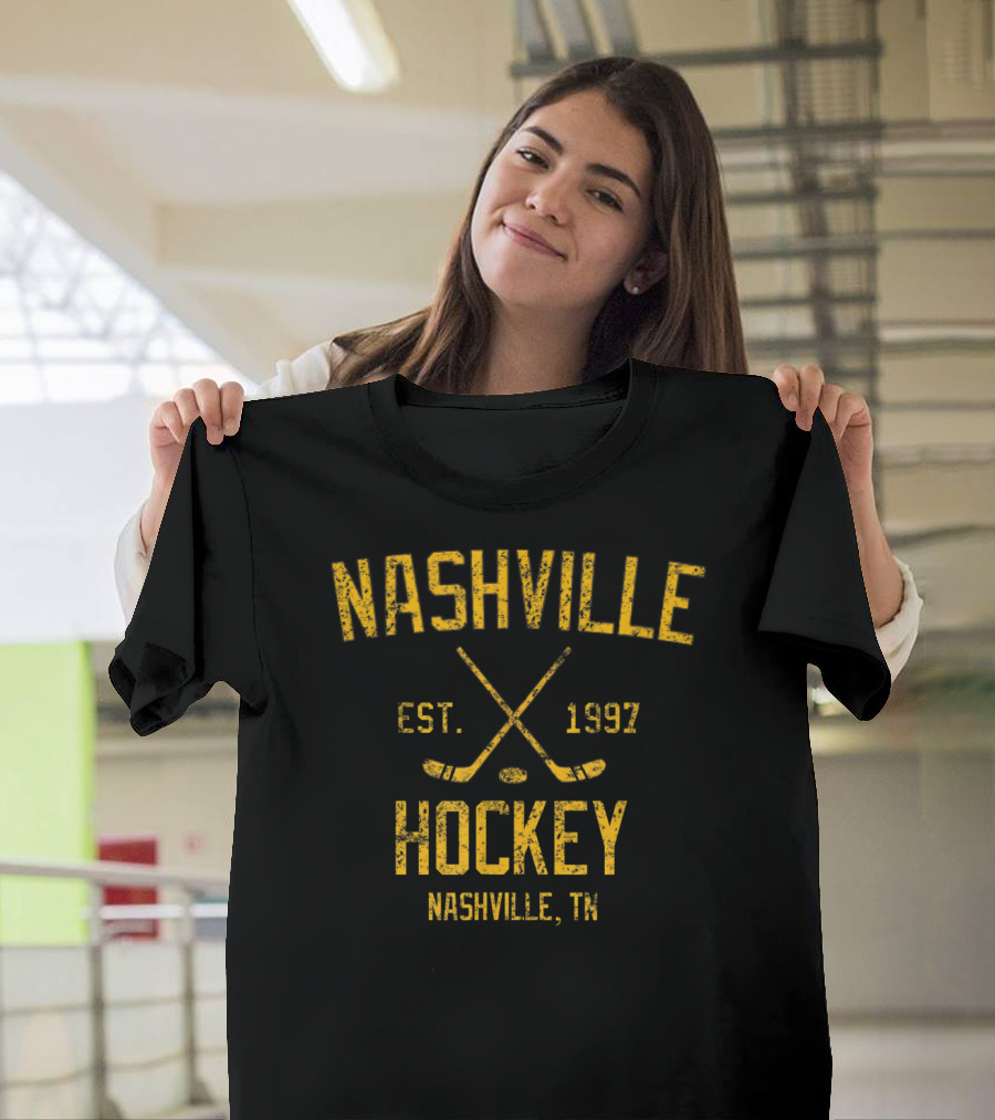 Nashville Hockey Est. 1997 Nashville TN Vintage T-Shirt