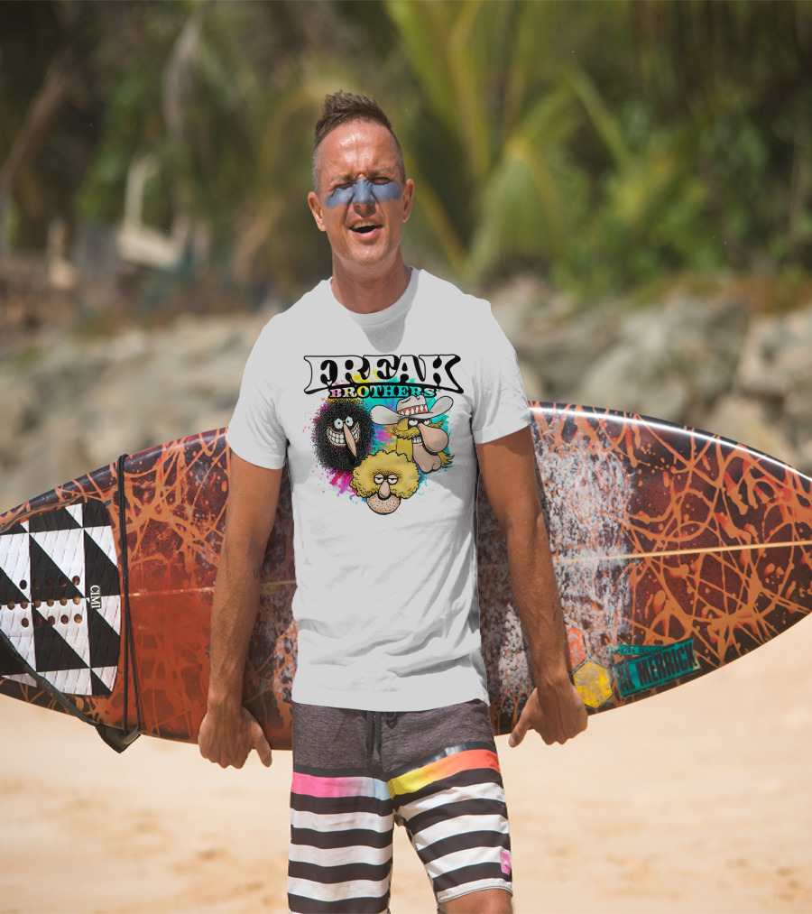 Freak Brothers Colorful Trio Faces T-Shirt
