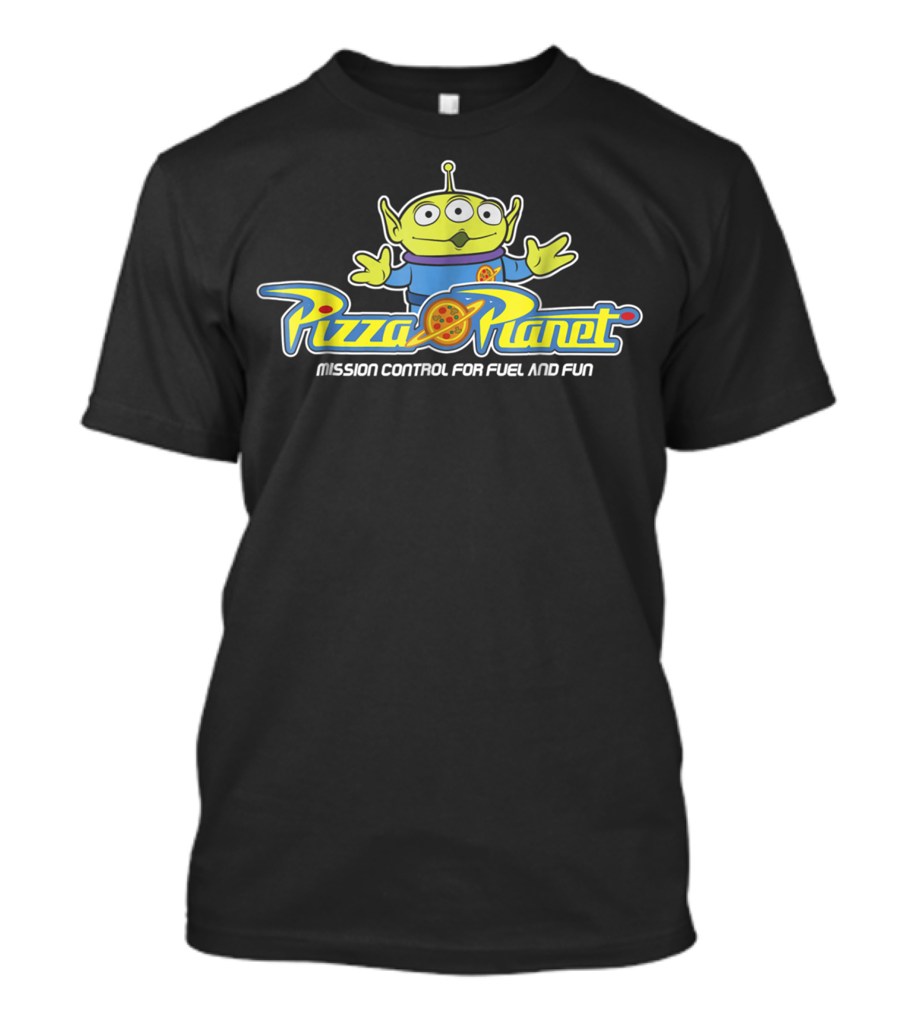 Pizza Planet Alien Mission Control For Fuel And Fun Disney Pixar Toy Story T-Shirt
