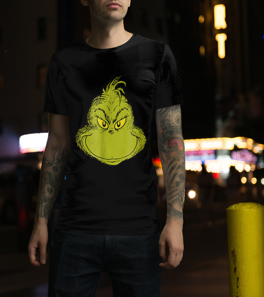 Dr Seuss Grinch Classic Face T-Shirt