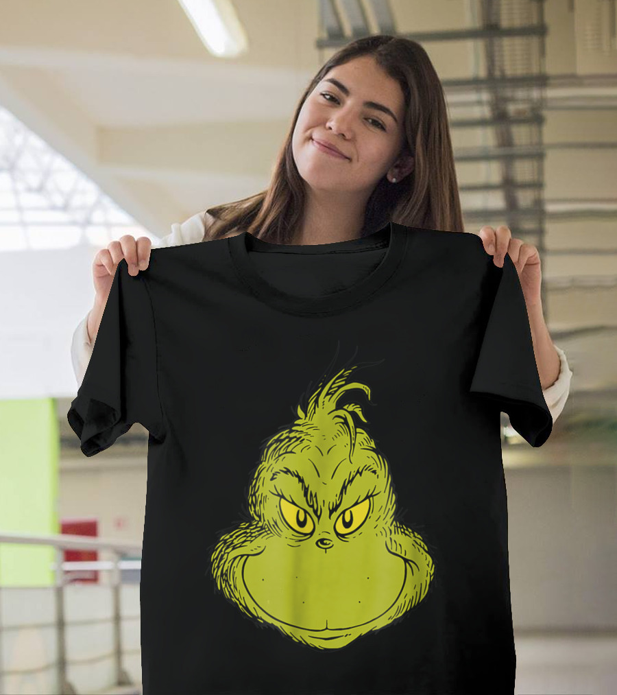 Dr Seuss Grinch Classic Face T-Shirt