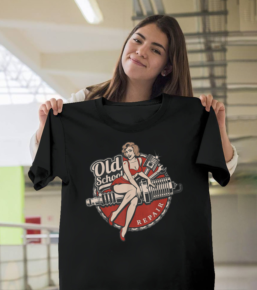 Old School Repair Vintage Classic Car T-Shirt
